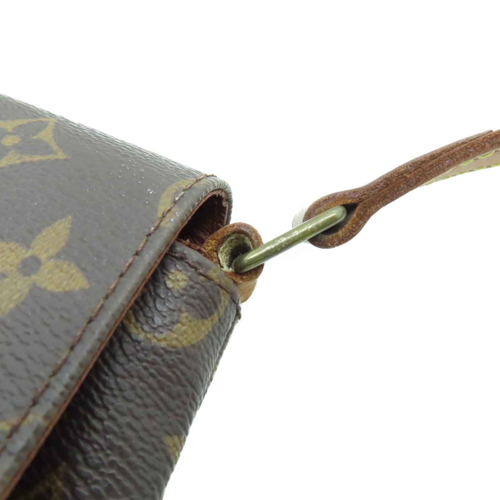 LOUIS VUITTON Monogram Musette Tango金扣肩背袋棕色