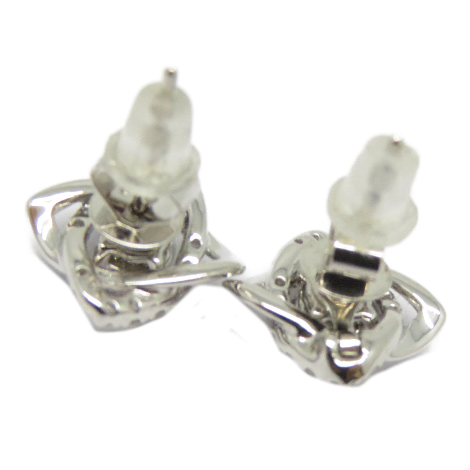 JEWELRY 14K白金Diamond Earrings 0.275/0.146ct鑽石耳環