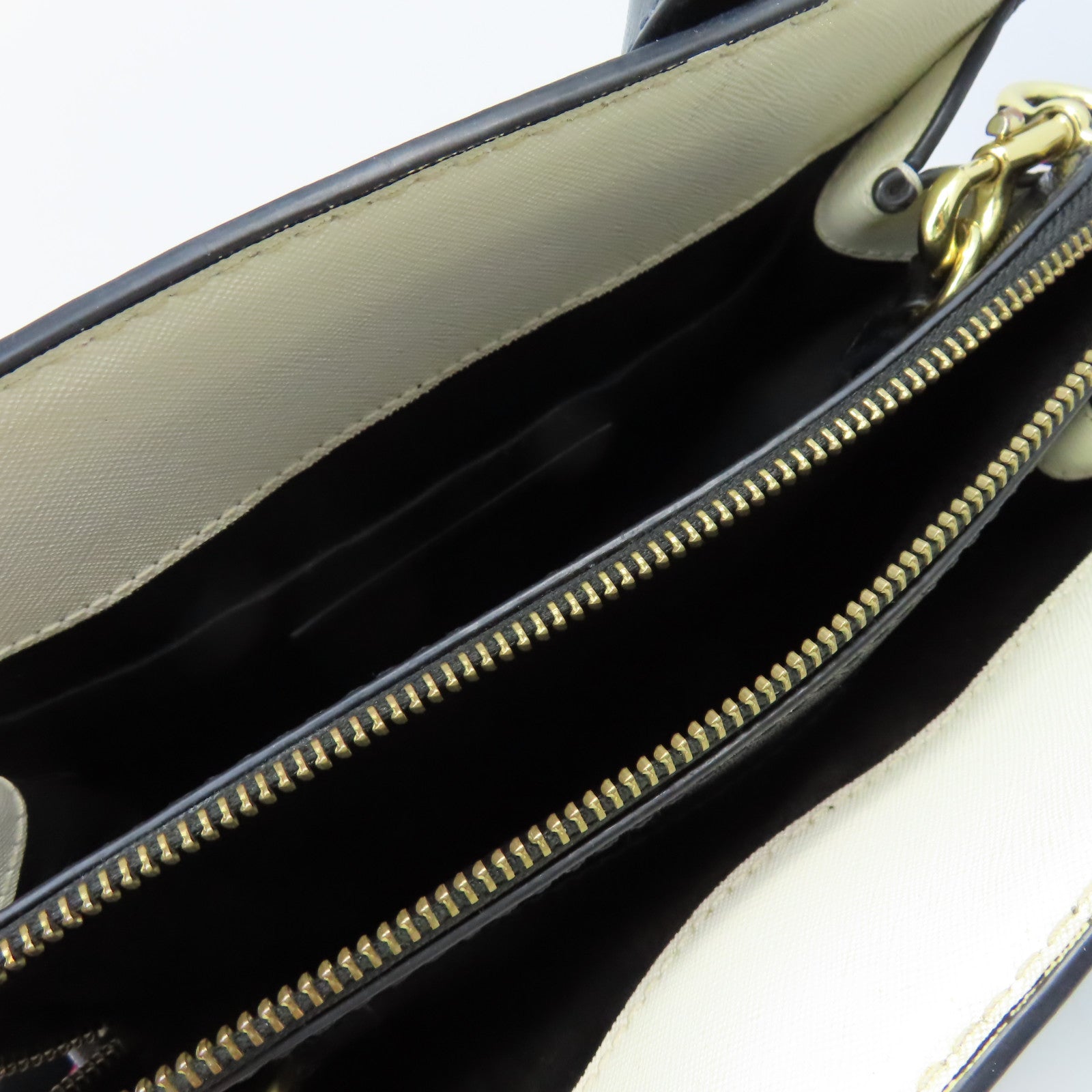 MARC JACOBS 牛皮皮革2 Way Shoulder金扣手挽肩背兩用袋黑色