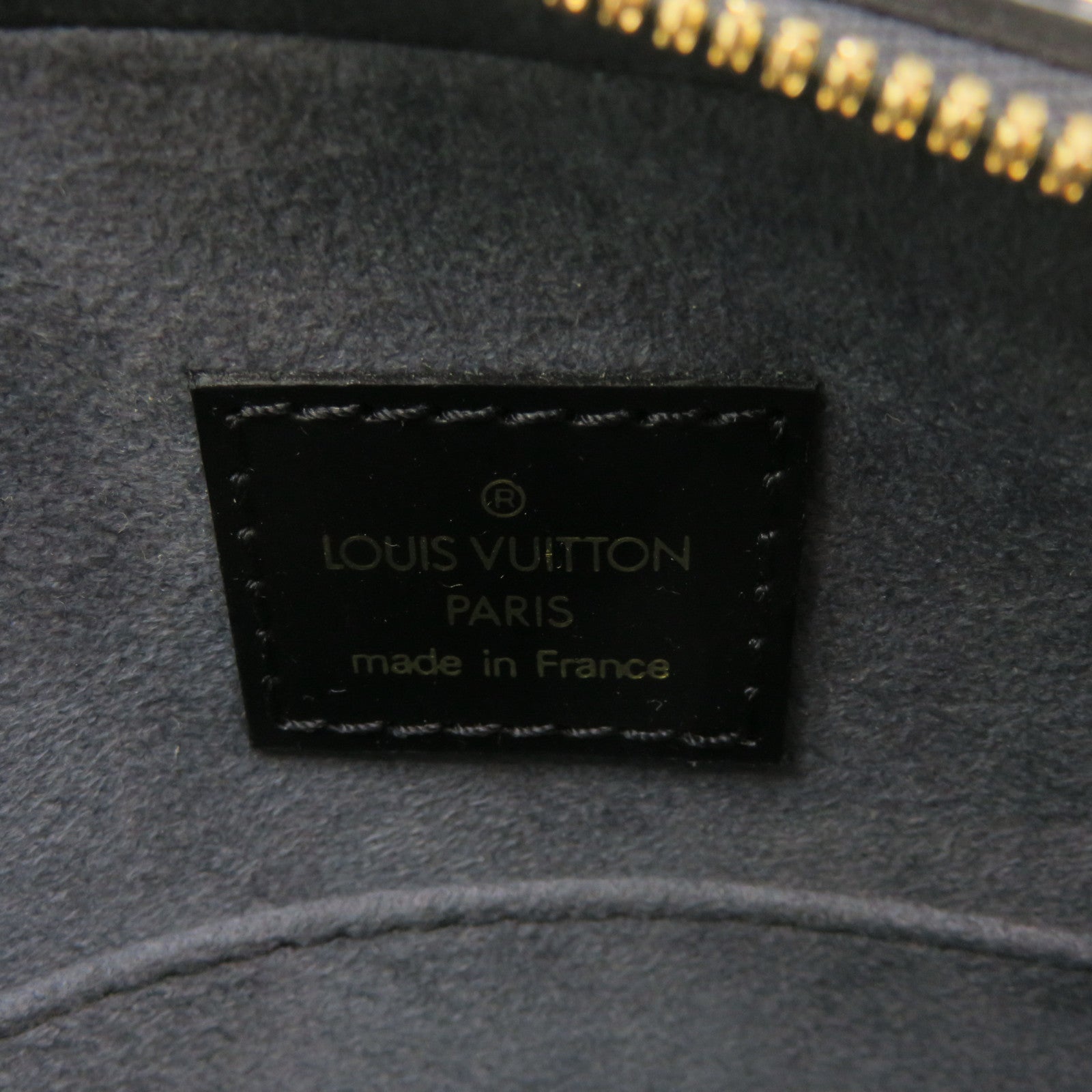 LOUIS VUITTON Epi Jasmin Gold Buckle Handle Bag Black