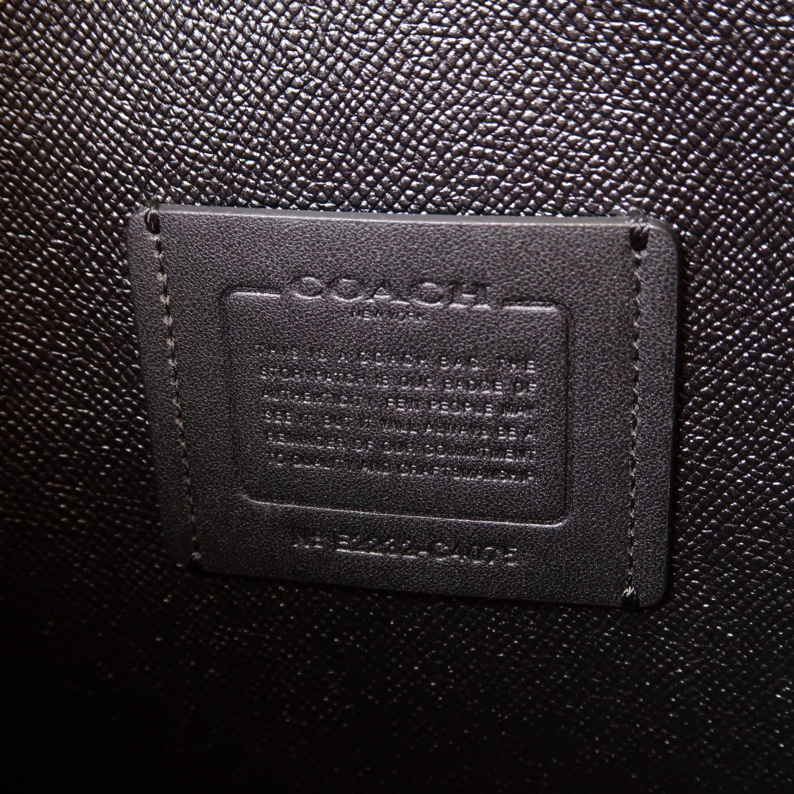 COACH 塗層帆布2 Way Shoulder Bag金扣手挽肩背兩用袋啡色