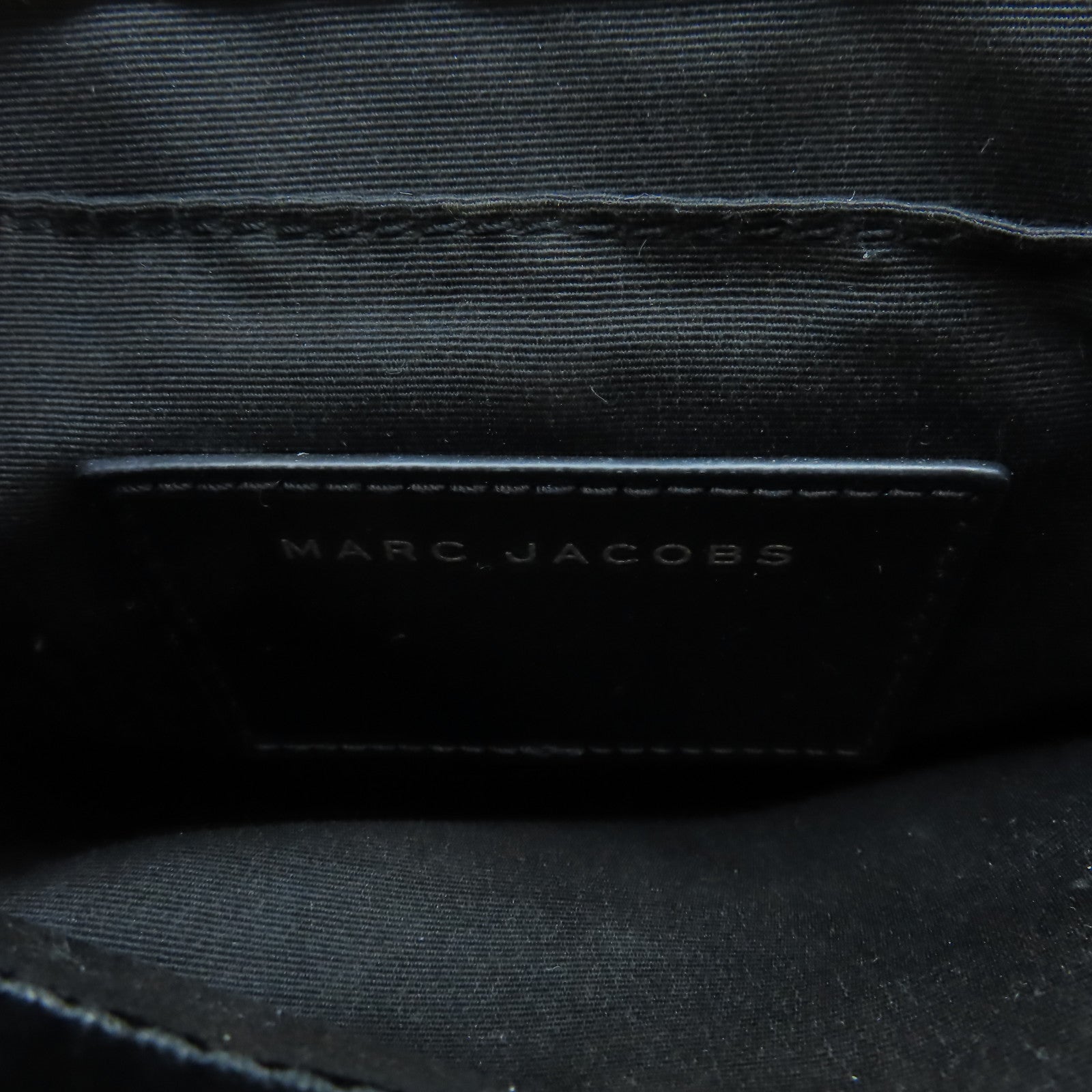MARC JACOBS 牛皮皮革2 Way Shoulder金扣手挽肩背兩用袋黑色