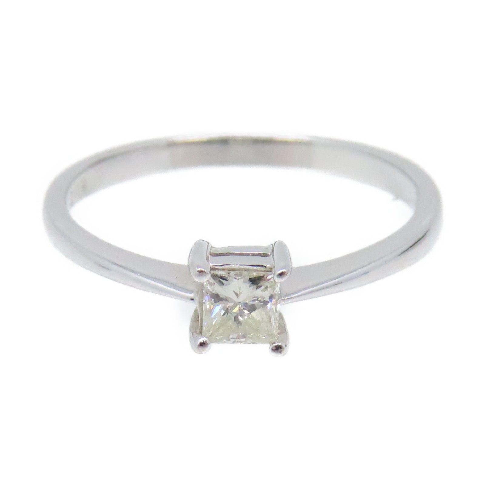 JEWELRY 18K白金/0.19ct鑽石Diamond Ring戒指US#6