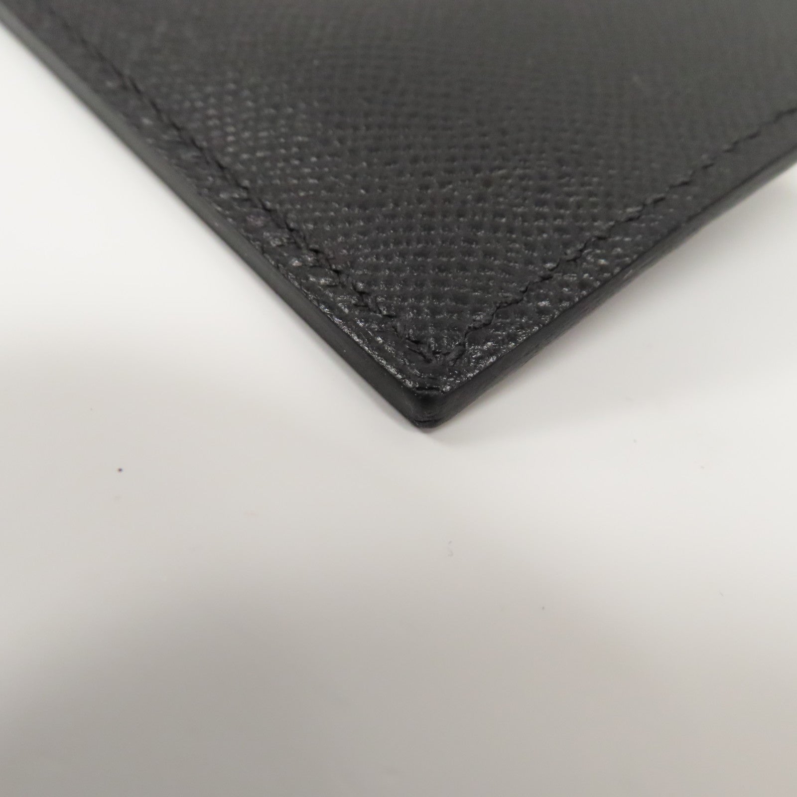 HERMES Epsom皮革Kelly Pocket金扣零錢包黑色