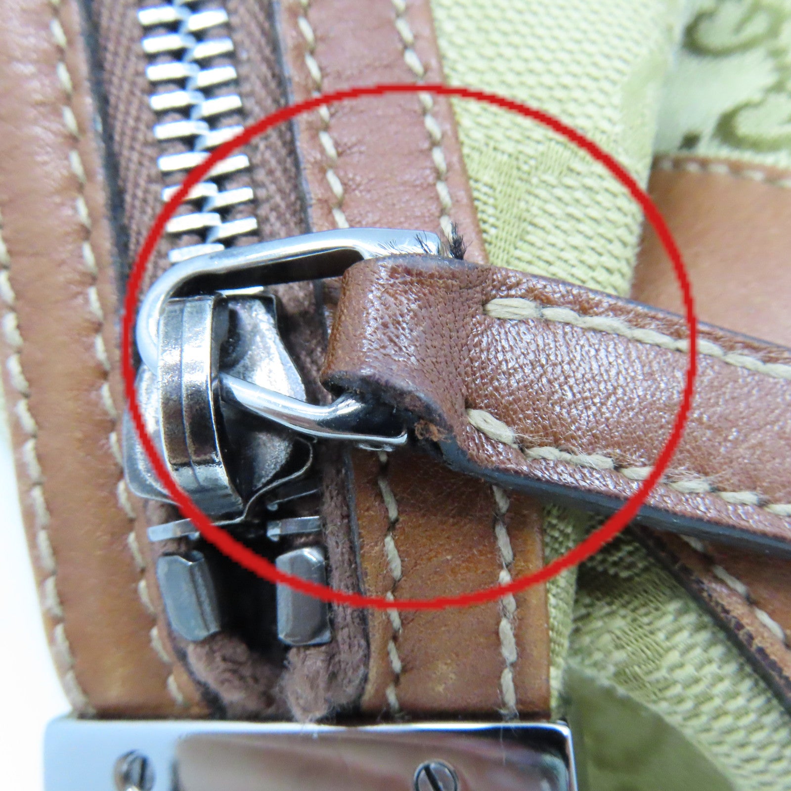 GUCCI GG帆布Vintage Shoulder Bag肩背袋啡色