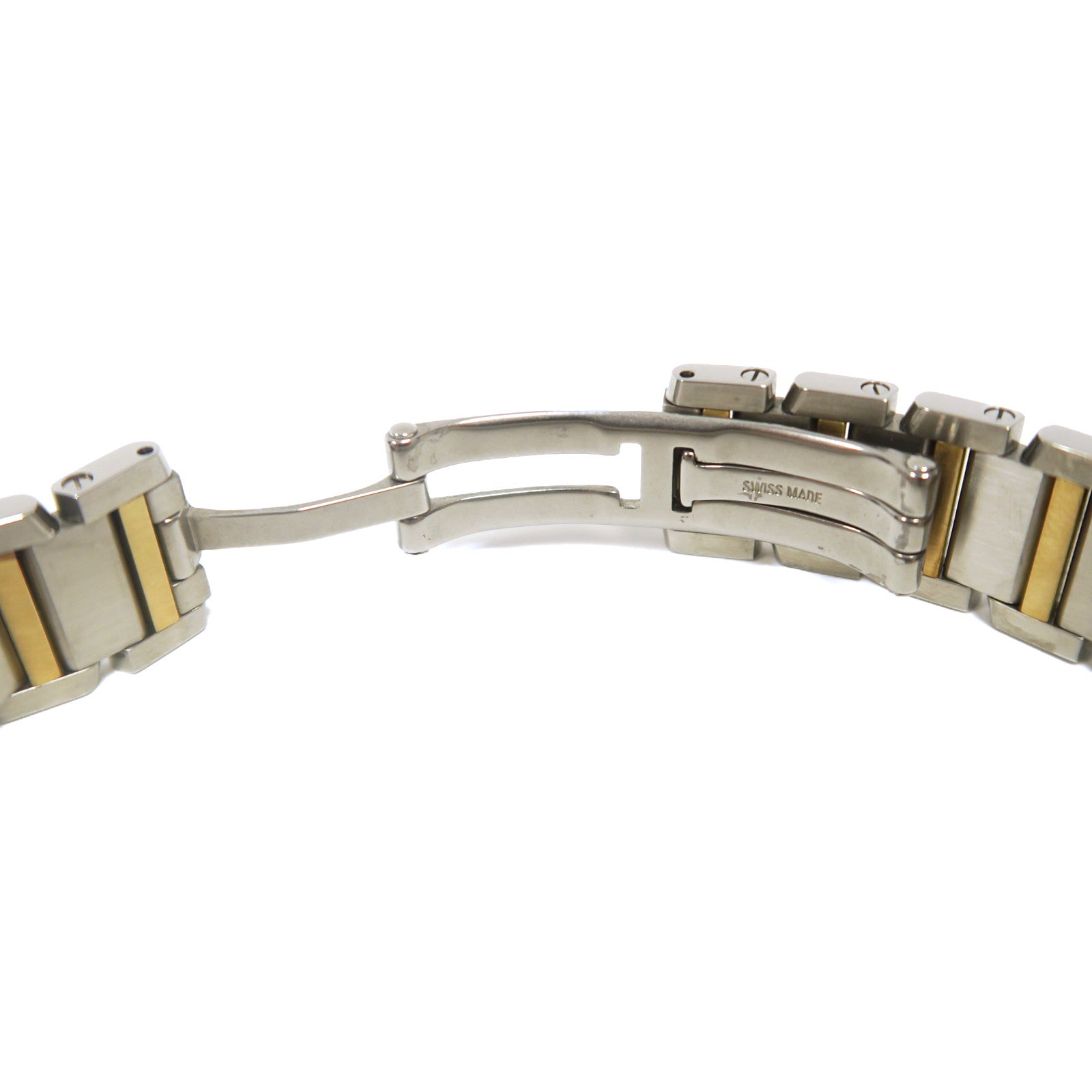 CARTIER 18K白金/黃金/不鏽鋼Tank Francaise SM石英機芯白色