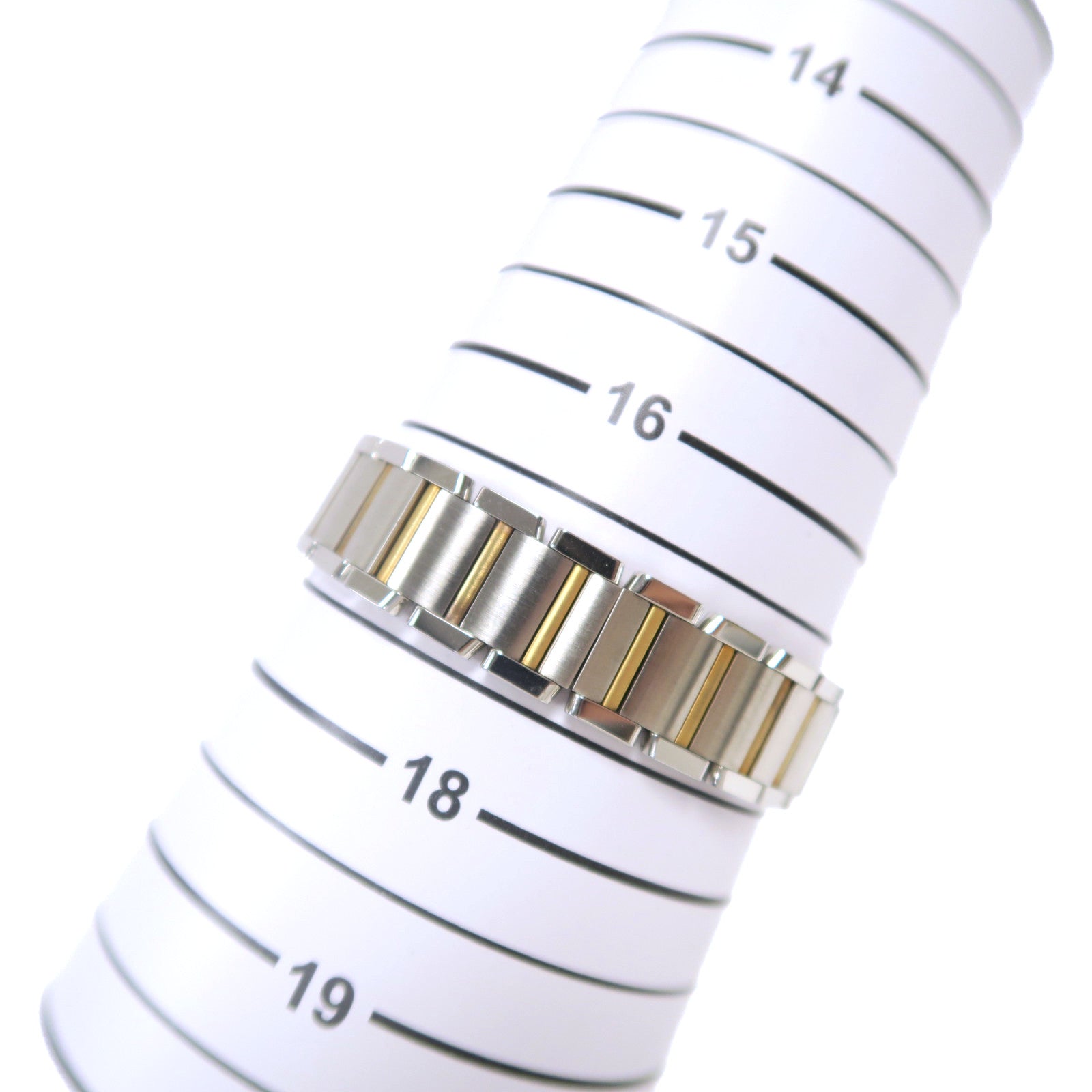 CARTIER 18K白金/黃金/不鏽鋼Tank Francaise SM石英機芯白色