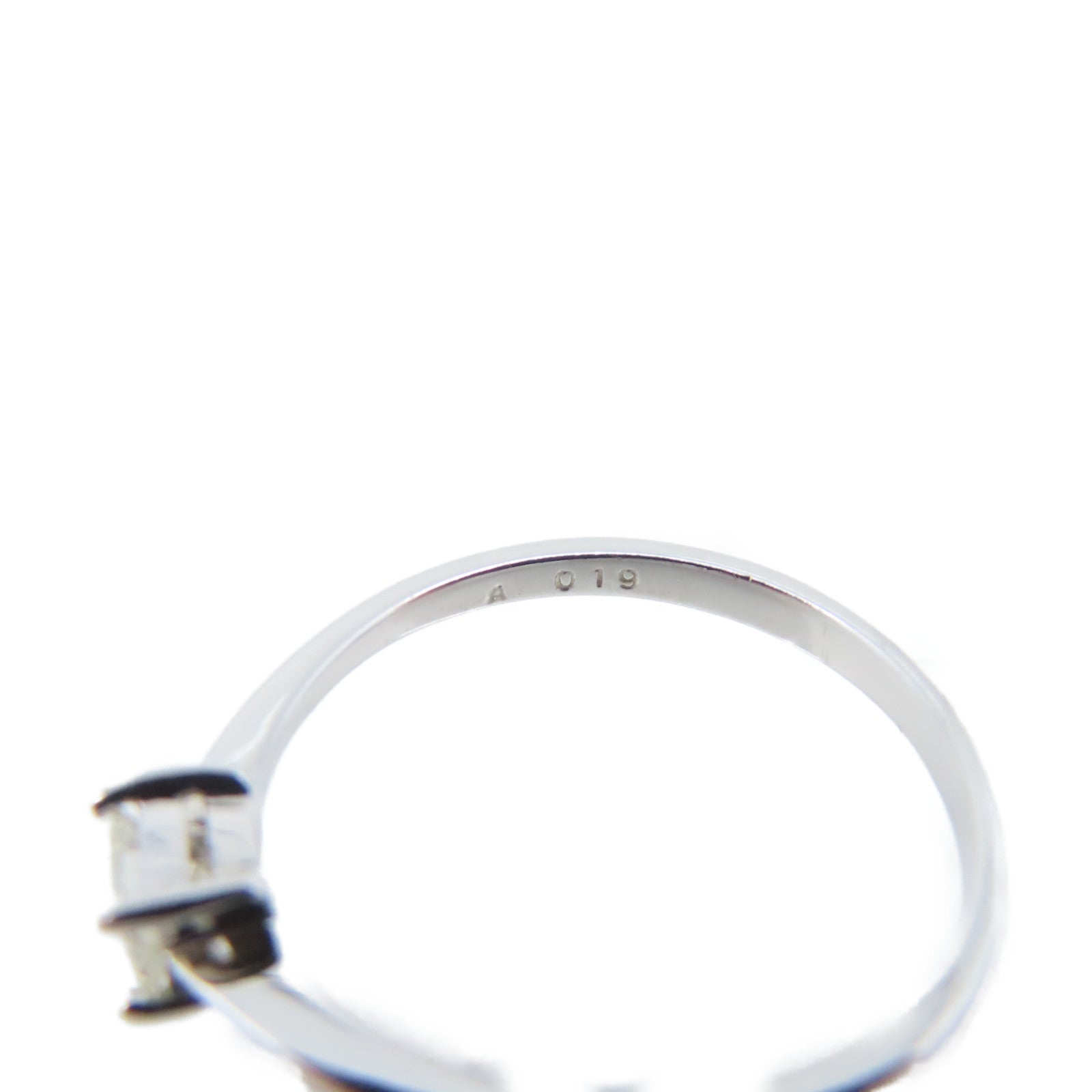 JEWELRY 18K白金/0.19ct鑽石Diamond Ring戒指US#6