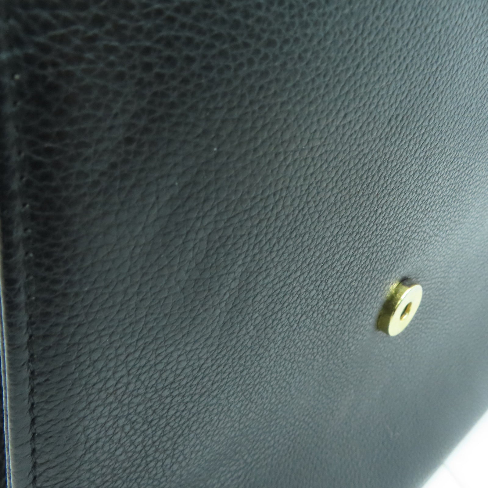 YVES SAINT LAURENT 牛皮皮革Handbag手挽袋黑色