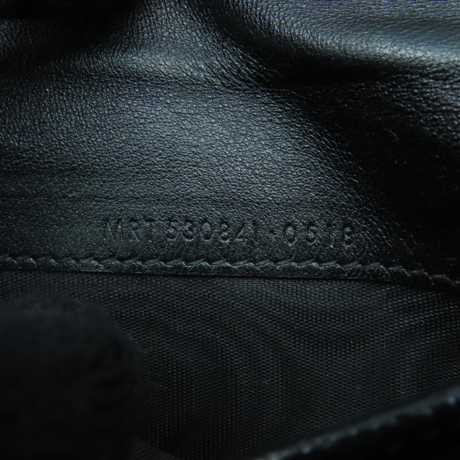 SAINT LAURENT 斜紋牛皮皮革Wallet金扣錢包黑色