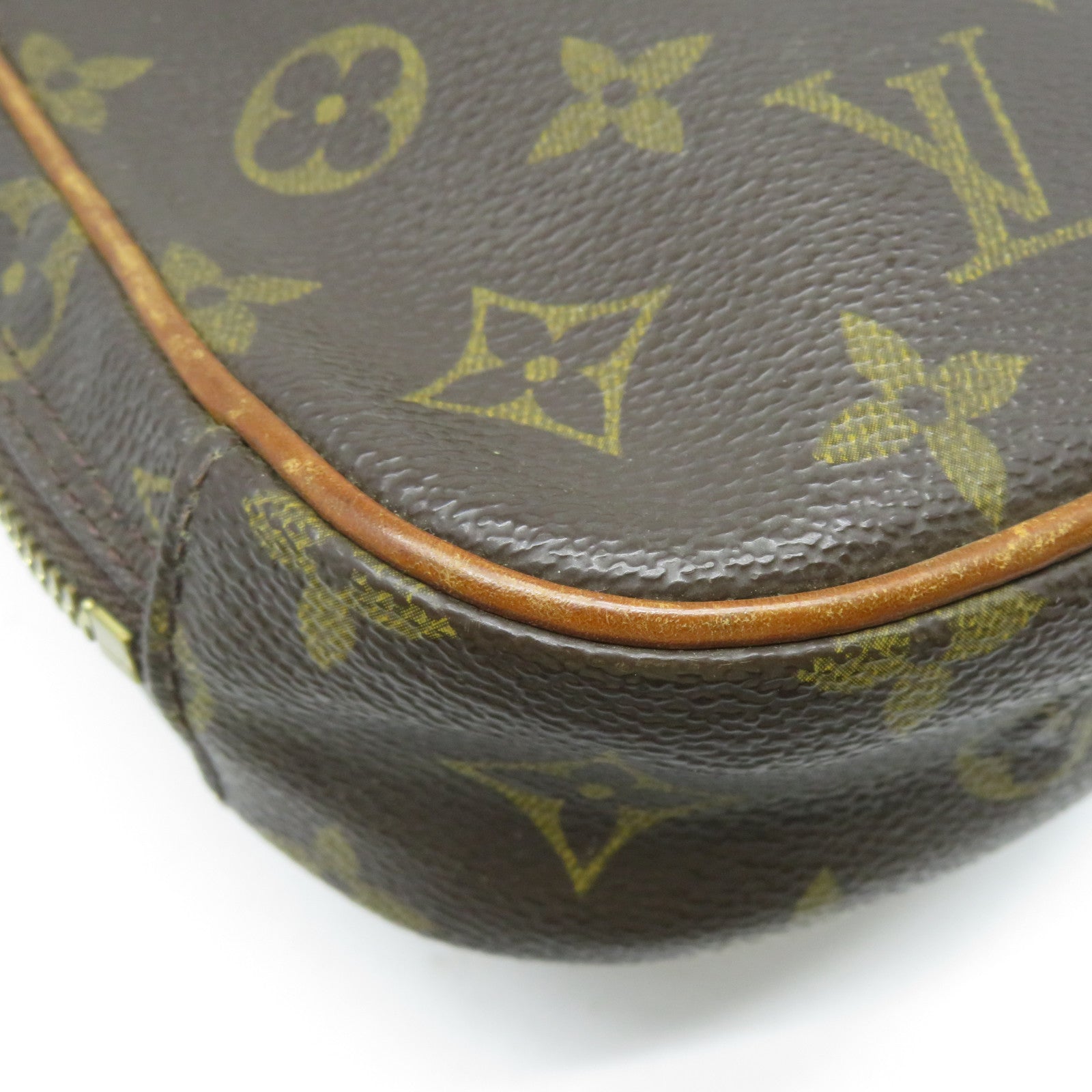 LOUIS VUITTON Monogram Pochette Gange金扣腰包啡色