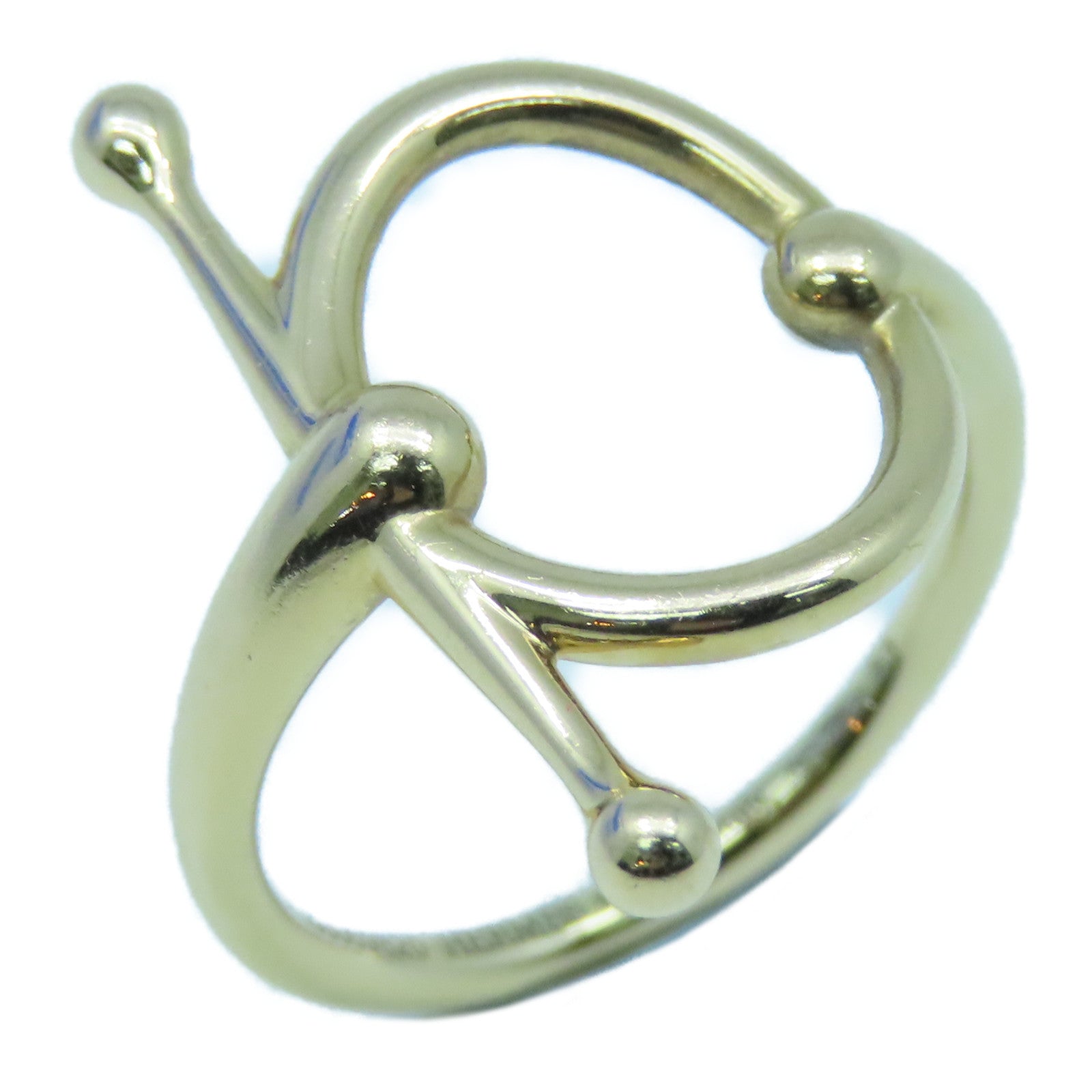HERMES 18K玫瑰金Filet d'Or Ring戒指#51 /US#5.75