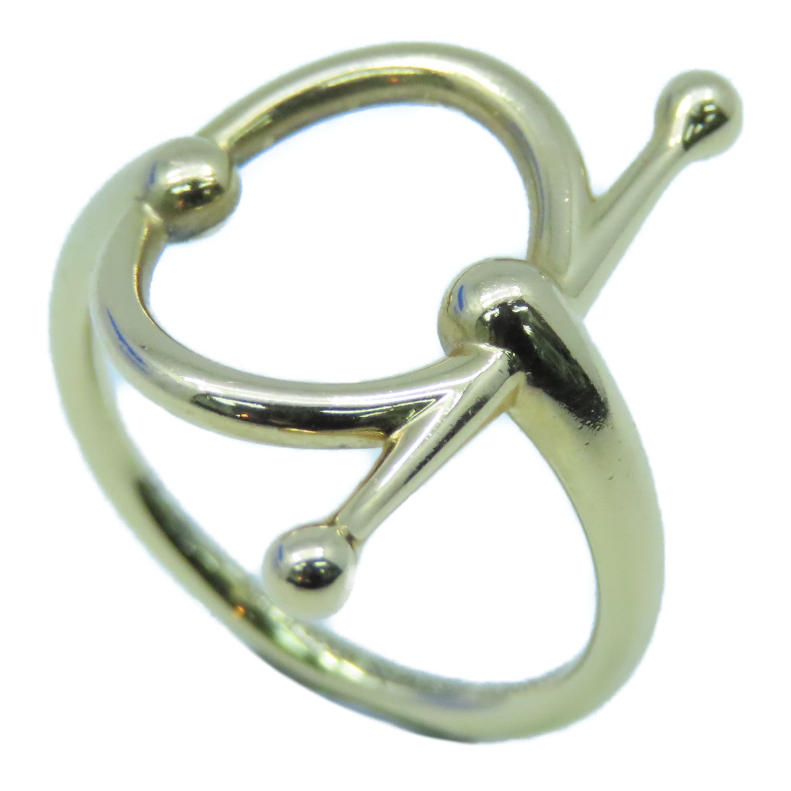 HERMES 18K玫瑰金Filet d'Or Ring戒指#51 /US#5.75