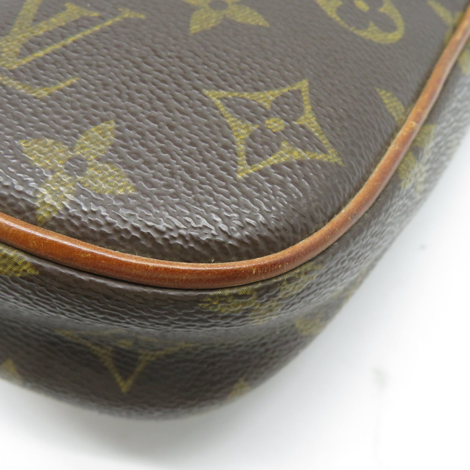 LOUIS VUITTON Monogram Pochette Gange金扣腰包啡色