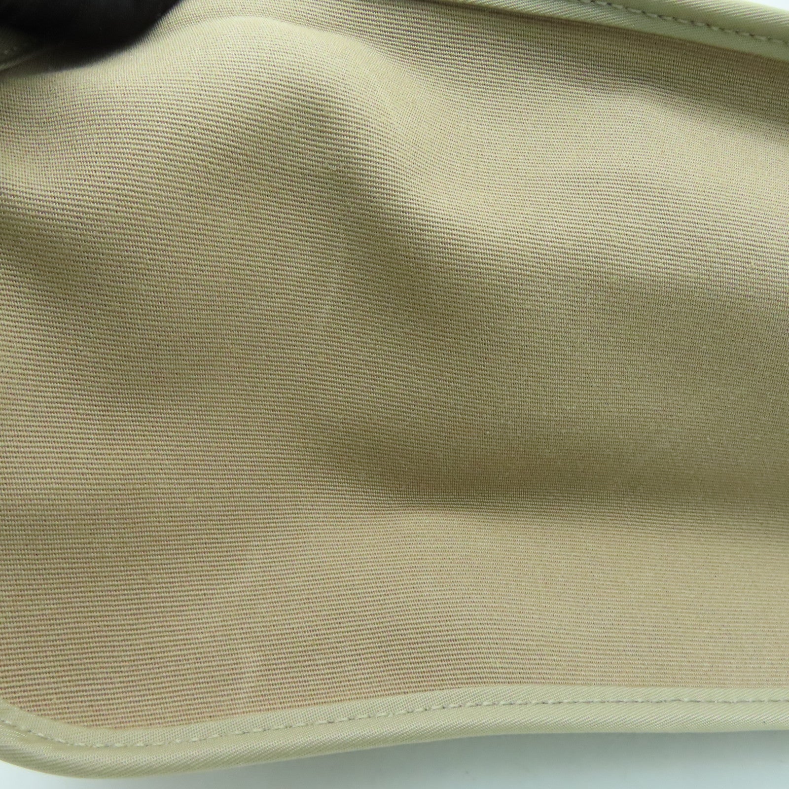 HERMES 帆布Cabag银扣手挽肩背两用袋Etoupe/啡色