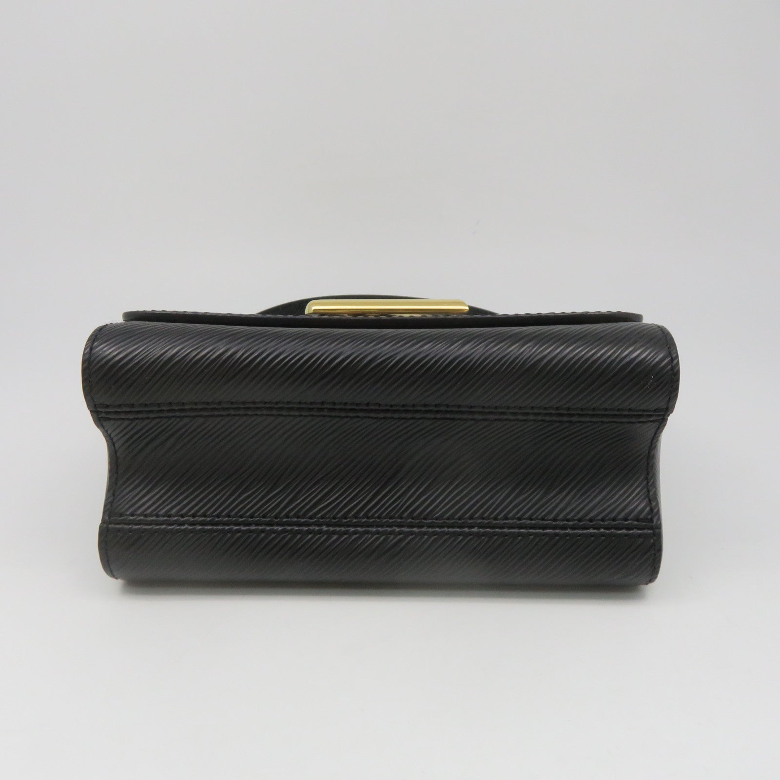 LOUIS VUITTON Epi Twist PM Gold Buckle Shoulder Bag Black