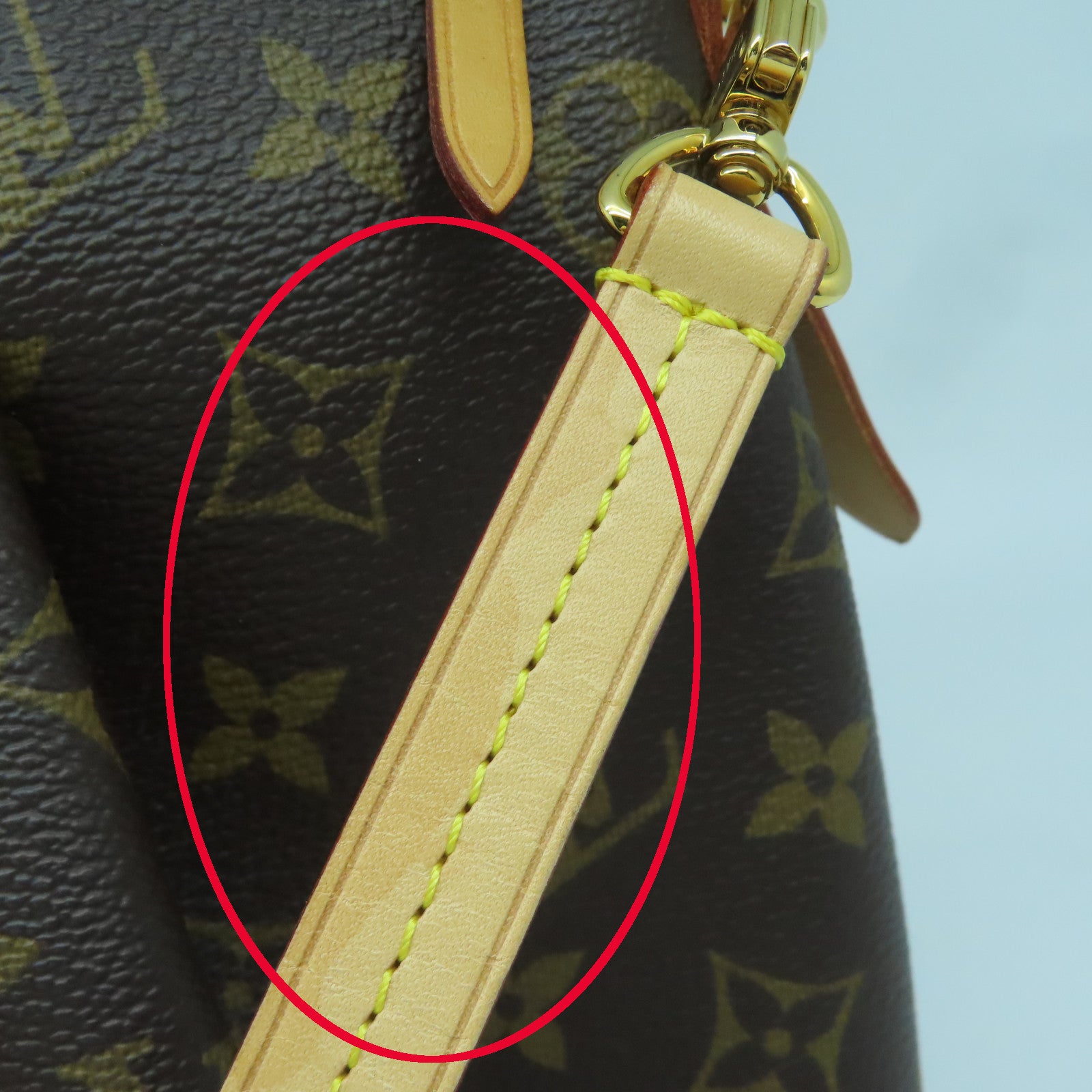 LOUIS VUITTON Monogram Turenne MM金扣手挽肩背兩用袋啡色