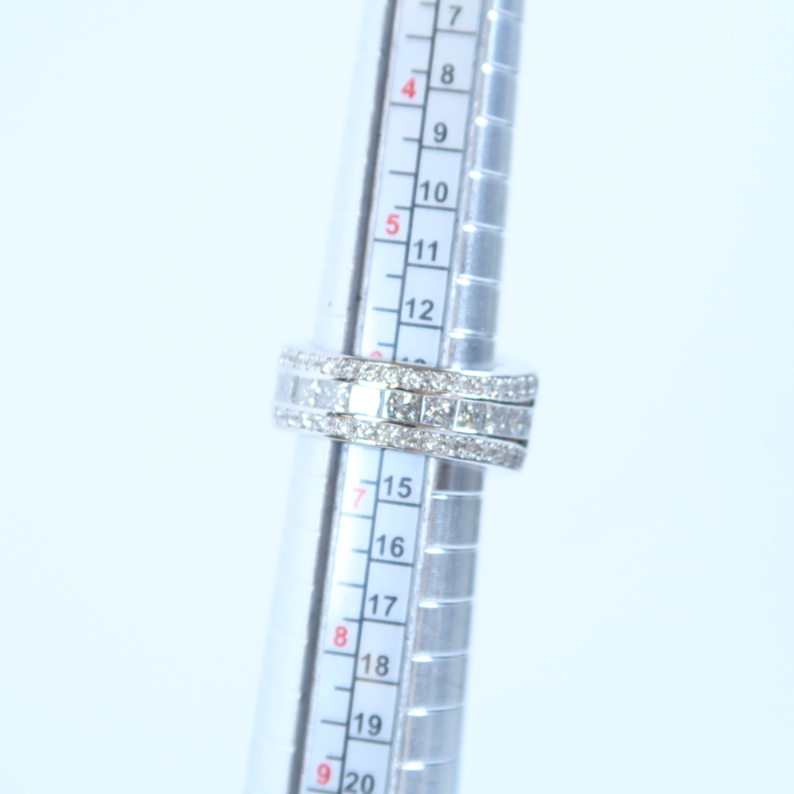 JEWELRY PT900鉑金Diamond Ring 3.227ct/1.093ct鑽石戒指US#7.25