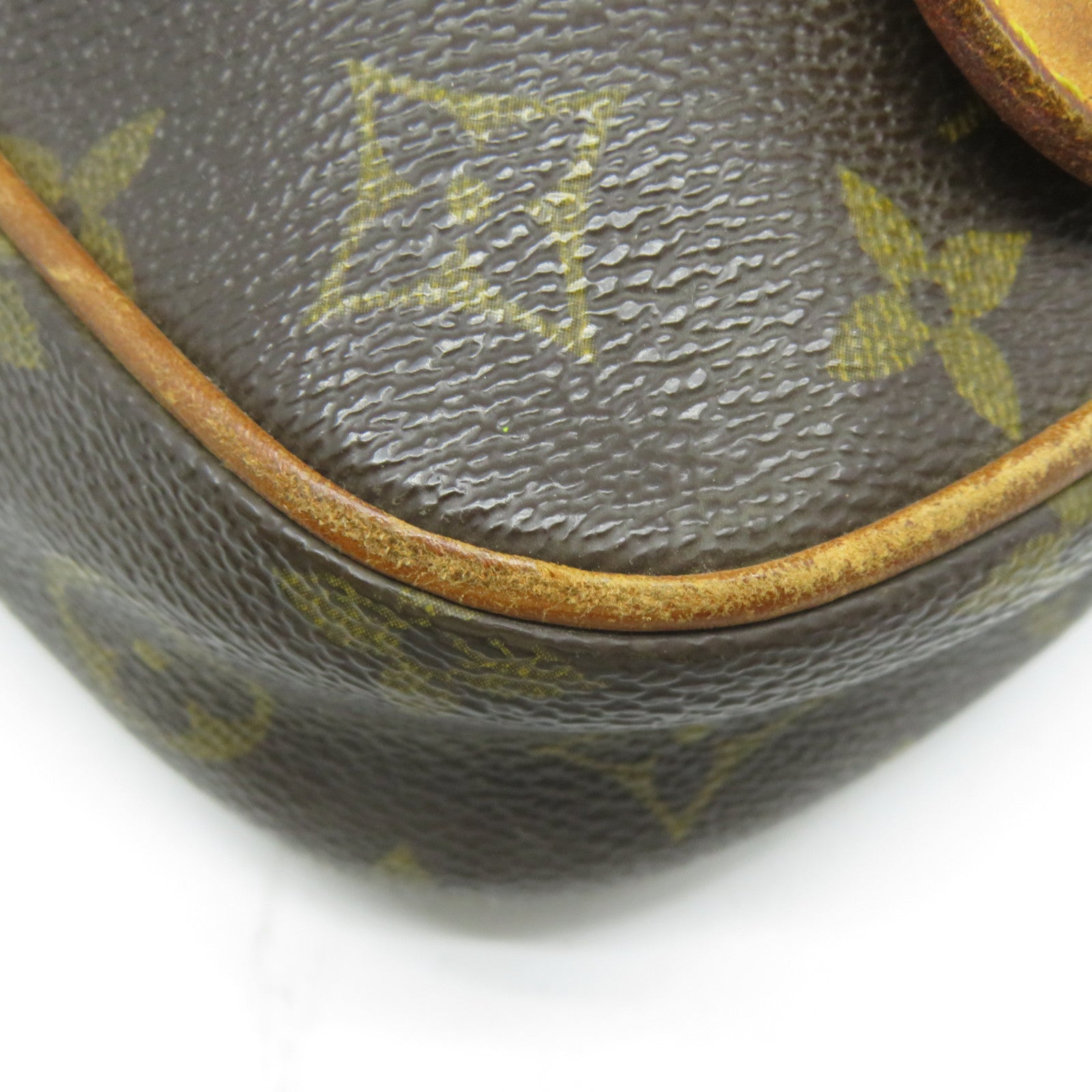 LOUIS VUITTON Monogram Pochette Gange金扣腰包啡色