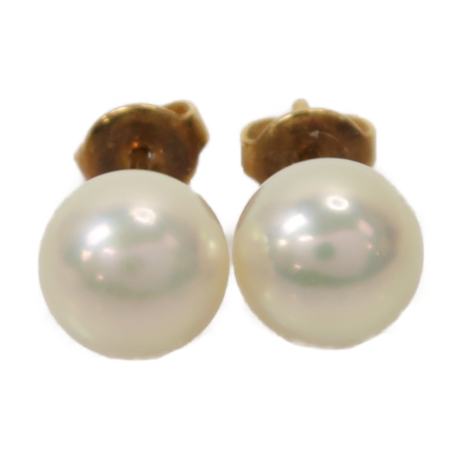MIKIMOTO 18K黃金Pearl Earrings珍珠耳環