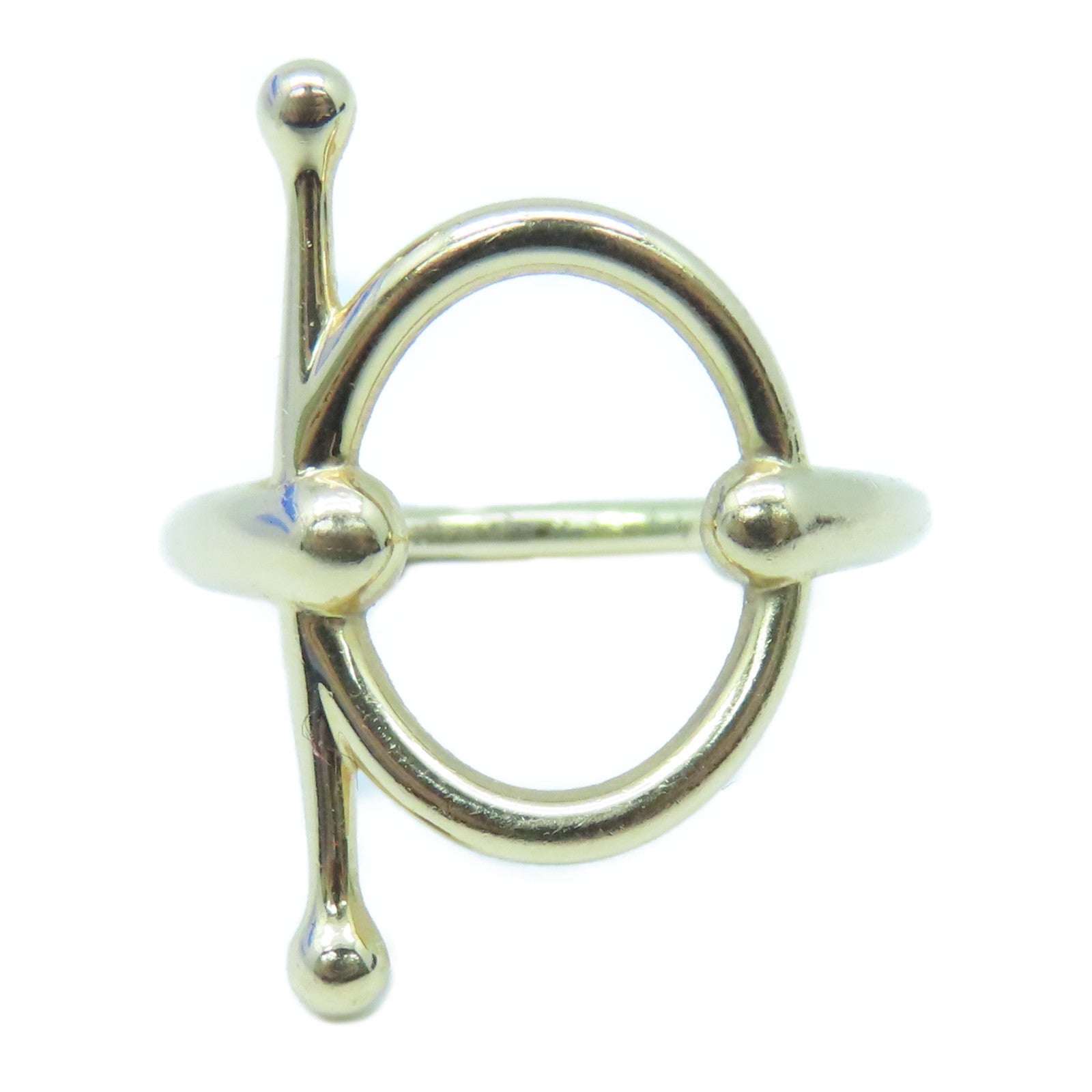HERMES 18K玫瑰金Filet d'Or Ring戒指#51 /US#5.75