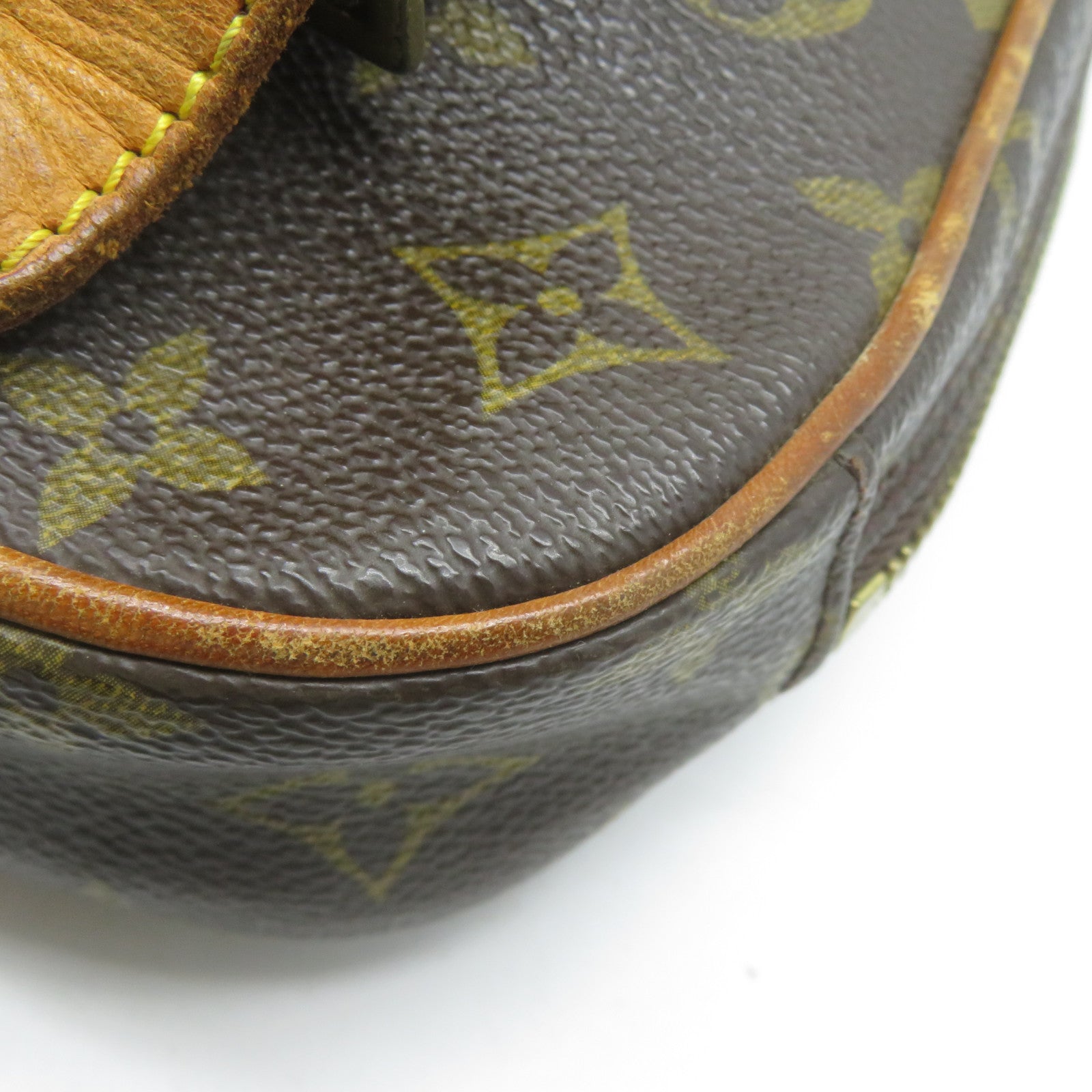 LOUIS VUITTON Monogram Pochette Gange金扣腰包啡色