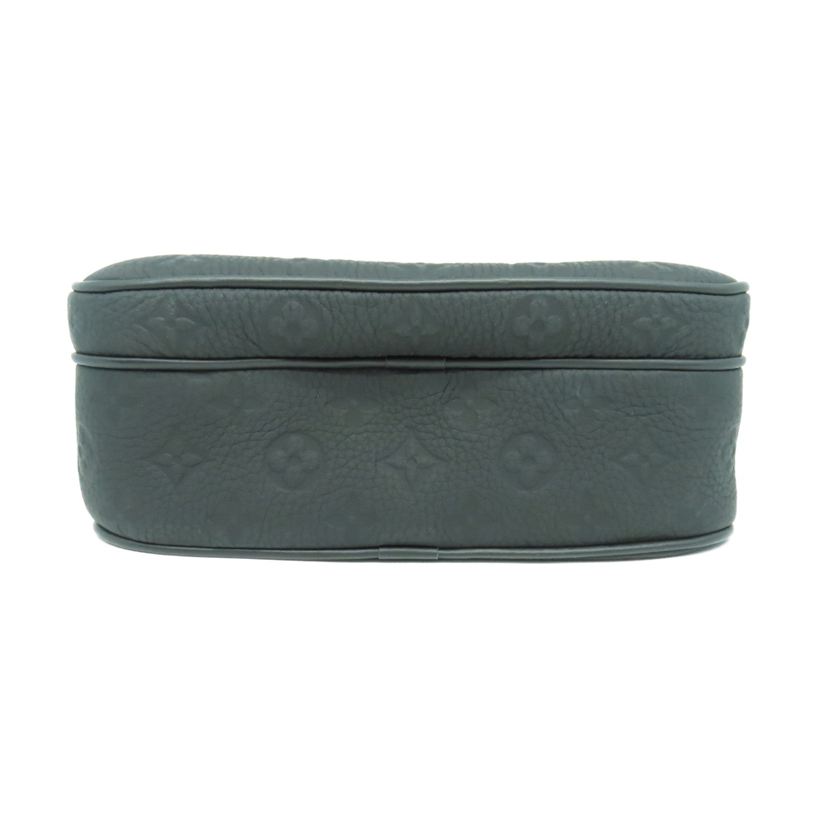 LOUIS VUITTON Monogram Taurillon S Lock Bag黑扣肩背袋黑色