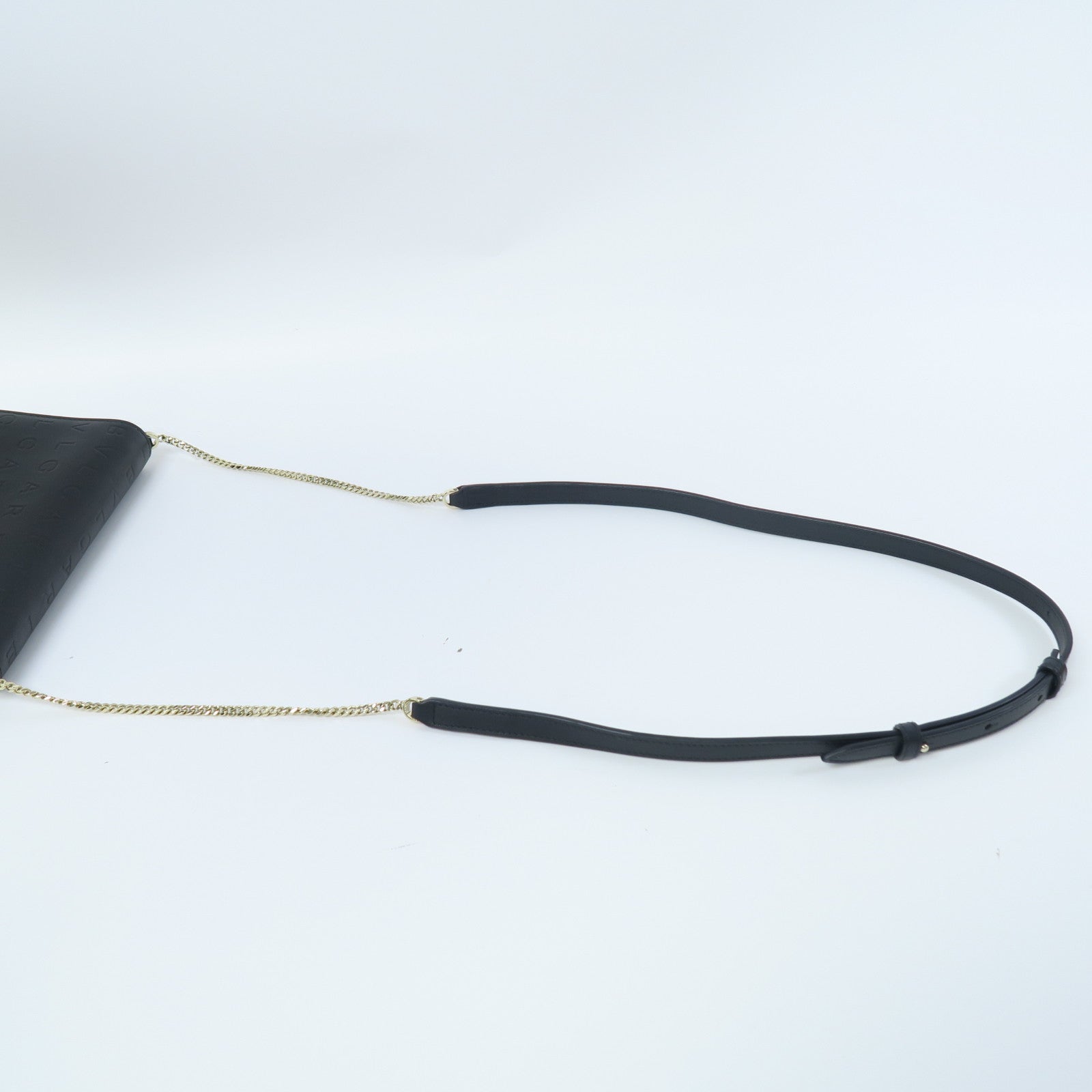 BVLGARI 牛皮皮革Shoulder Bag金扣肩背袋黑色