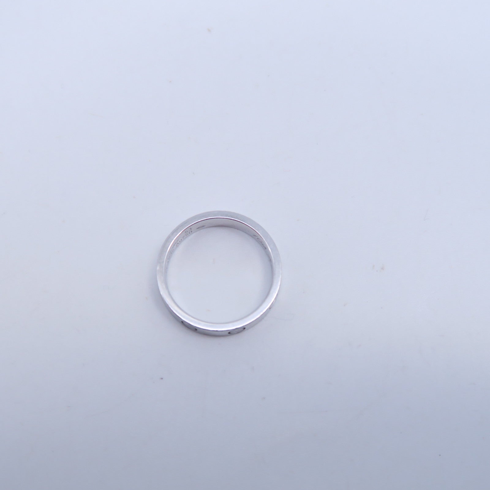 CARTIER 18K白金Love Ring 1D戒指US#6/Cartier#53