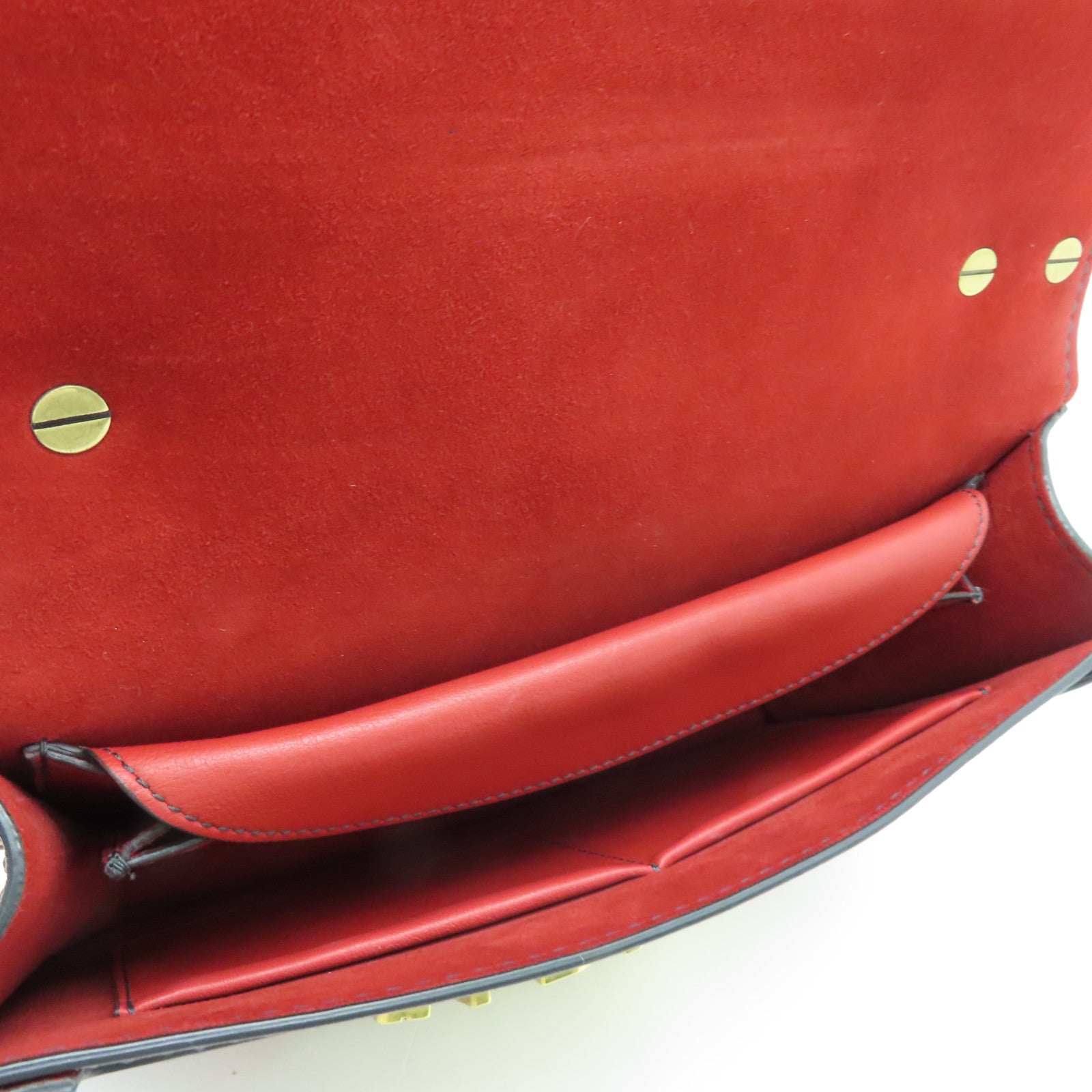 Dior cowhide leather Chain Shoulder Bag gold buckle chain shoulder bag red