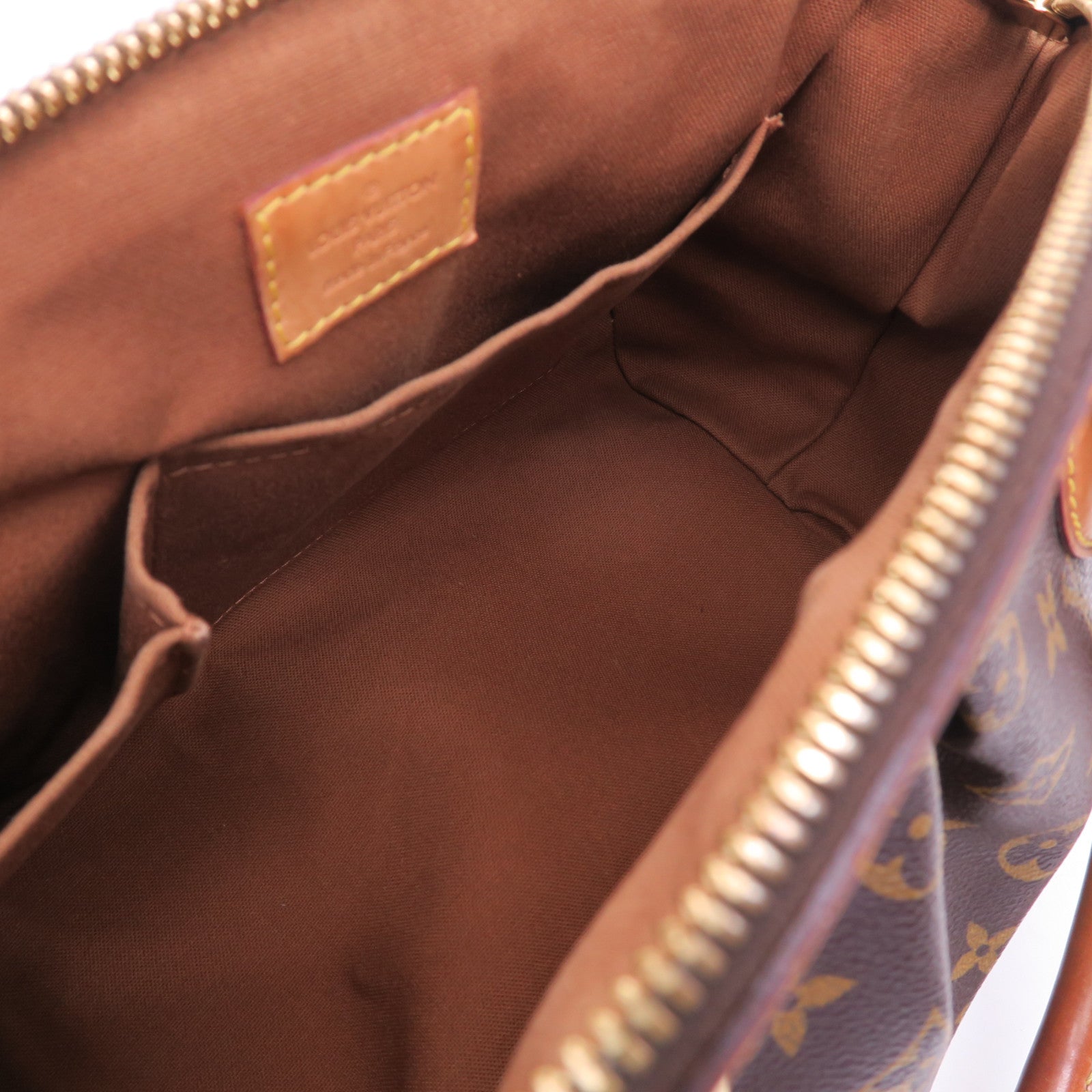 LOUIS VUITTON Monogram Tivoli PM金扣手挽袋啡色