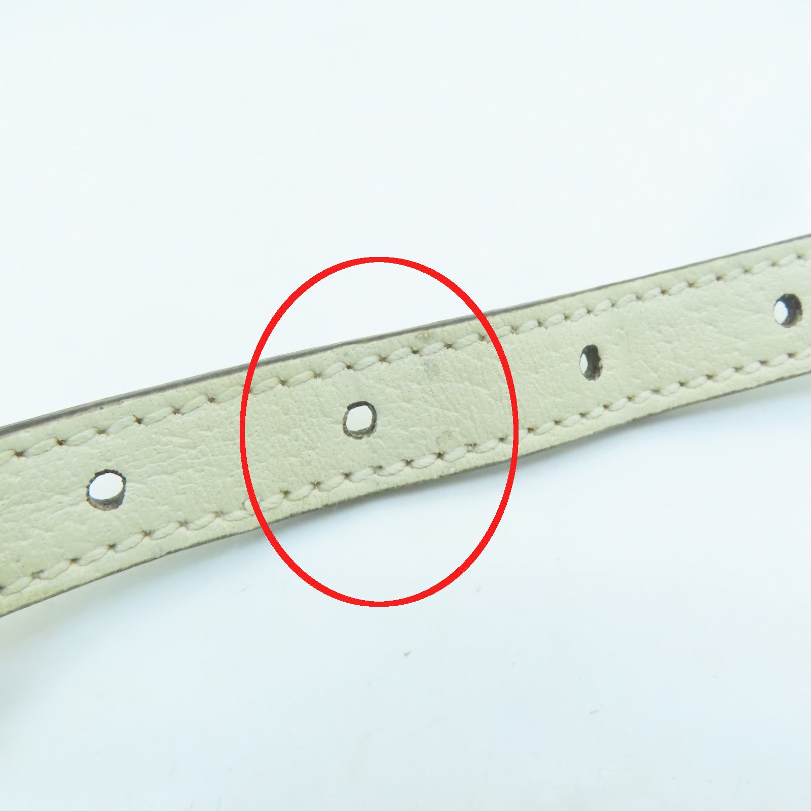 GUCCI 牛皮皮革Ophidia金扣肩背袋白色