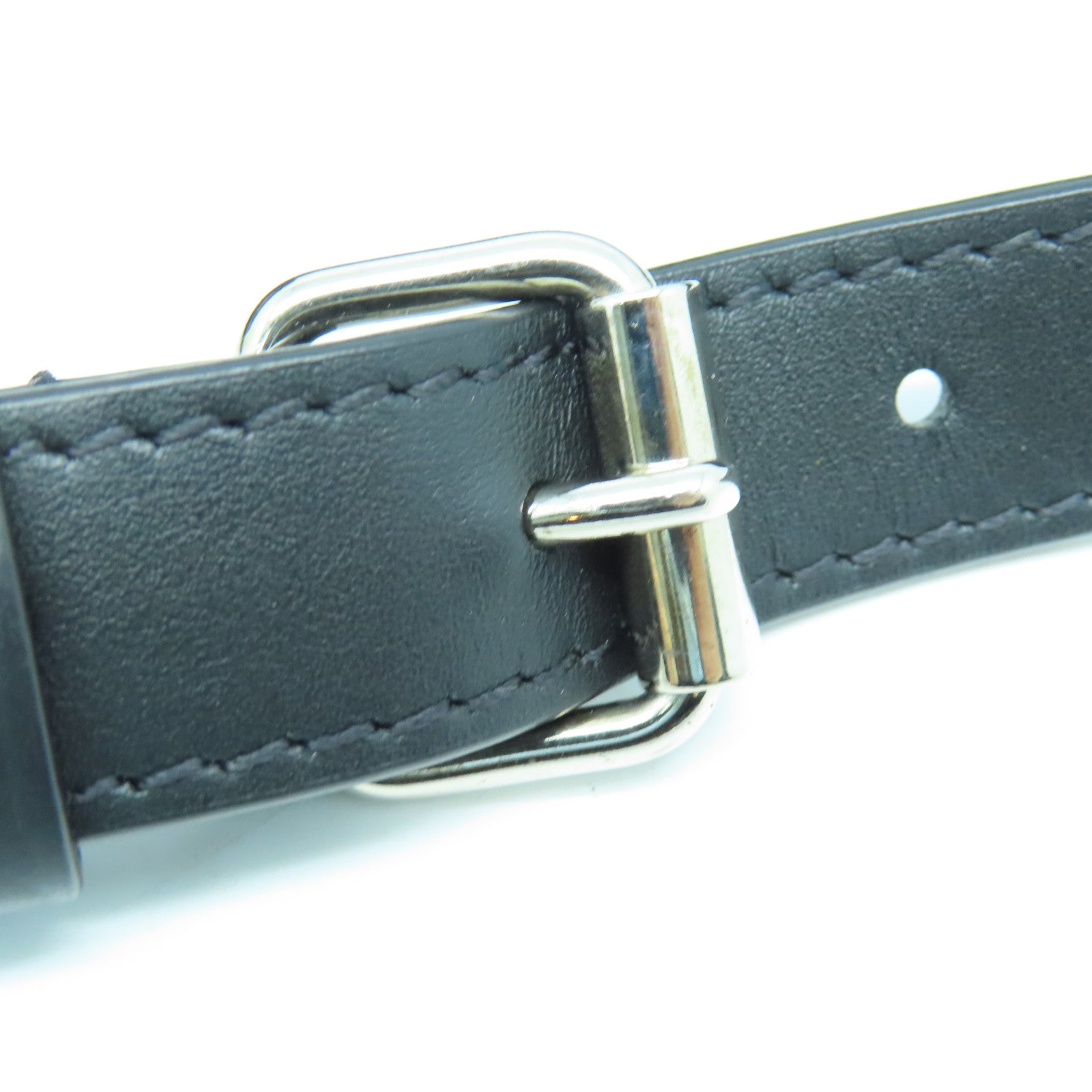 LOUIS VUITTON Epi Danube Supreme銀扣肩背袋黑色