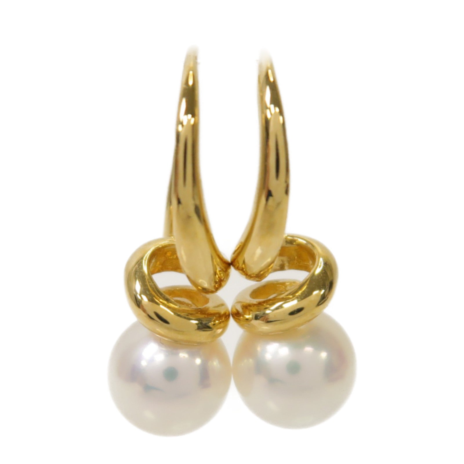 MIKIMOTO 18K黃金Pearl Earrings珍珠耳環