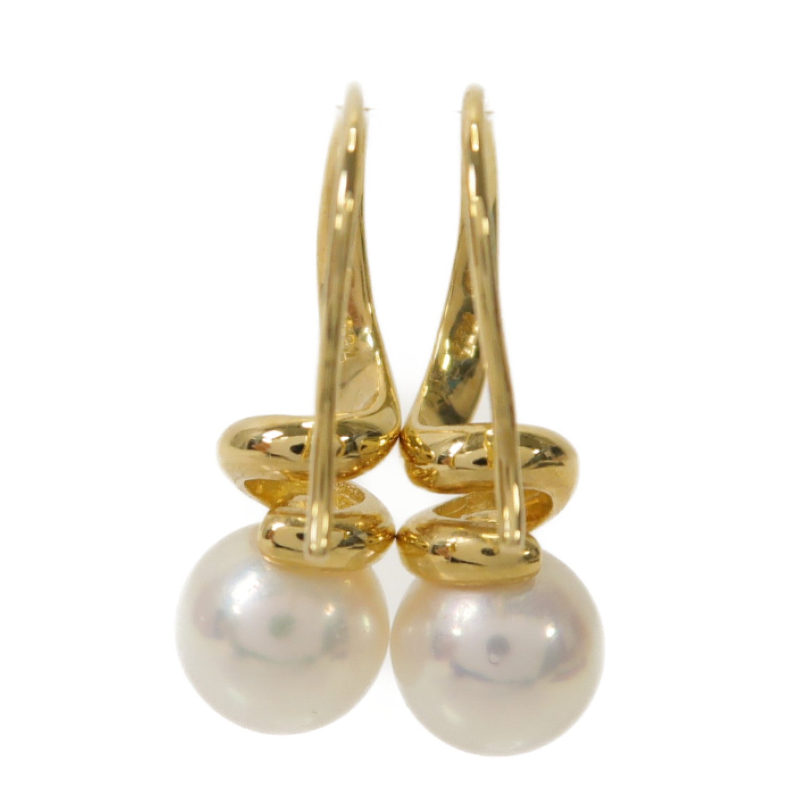 MIKIMOTO 18K黃金Pearl Earrings珍珠耳環