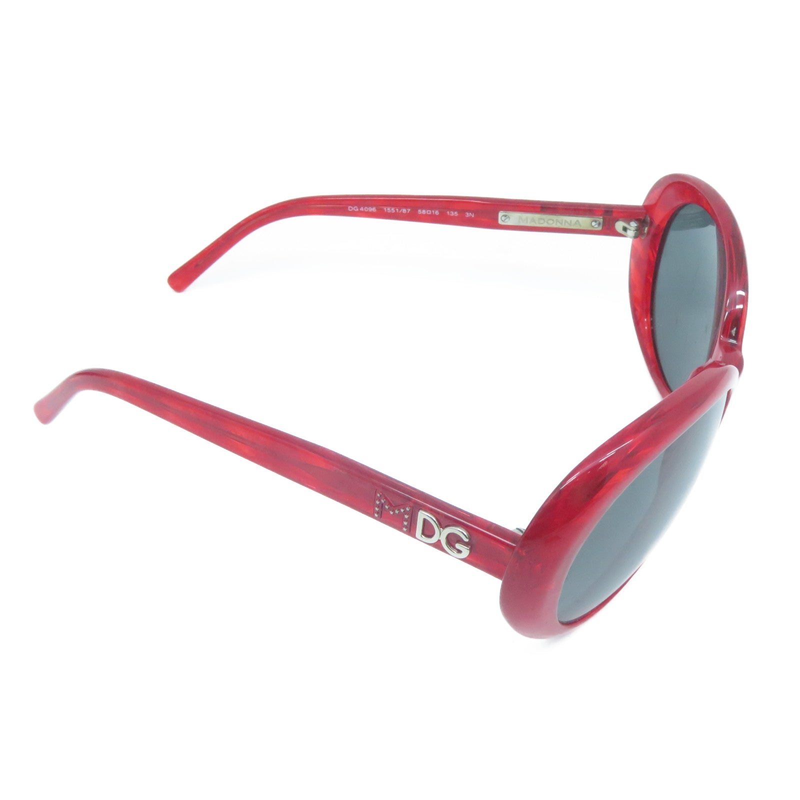 D&G PVC Sunglasses太陽眼鏡黑色/紅色