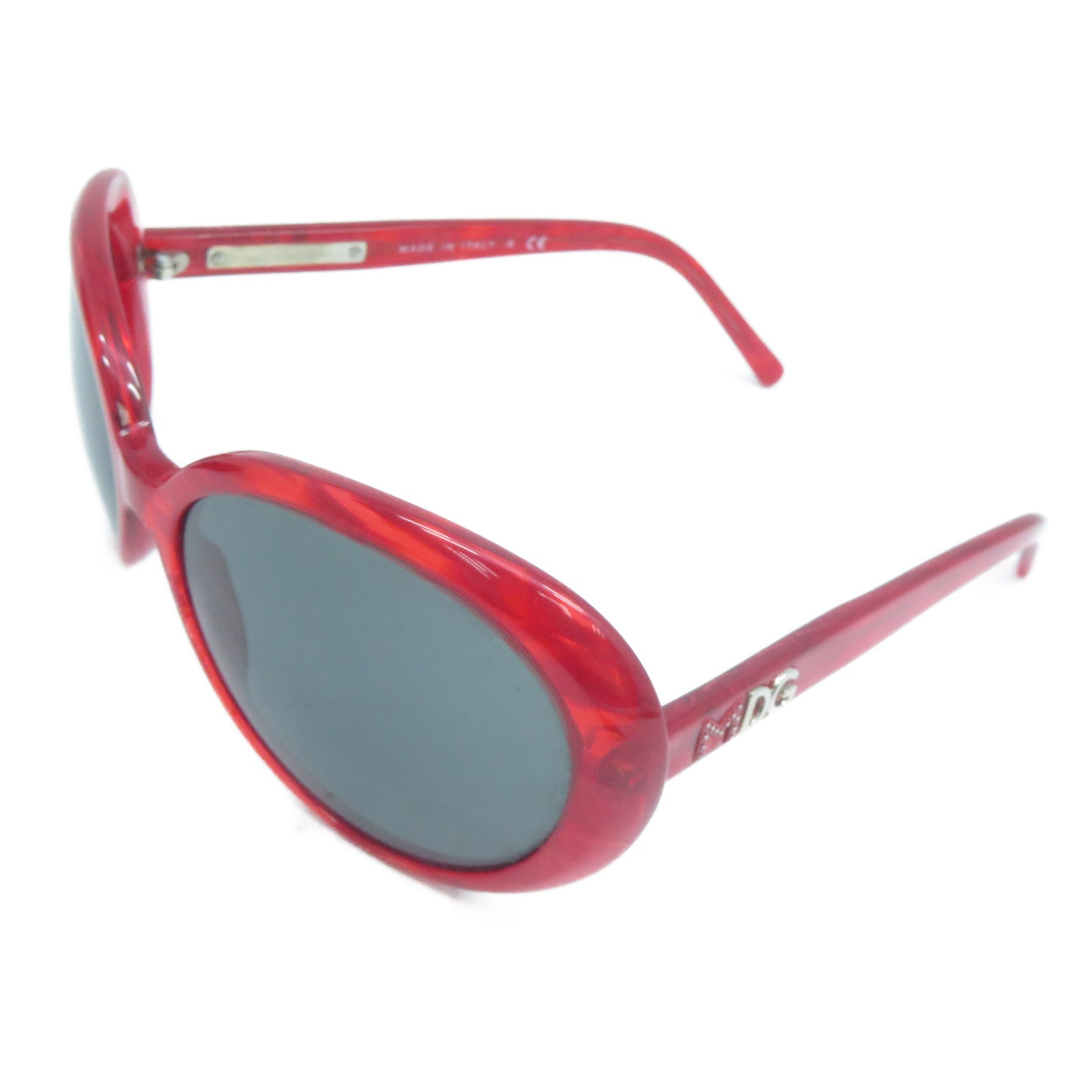 D&G PVC Sunglasses太陽眼鏡黑色/紅色