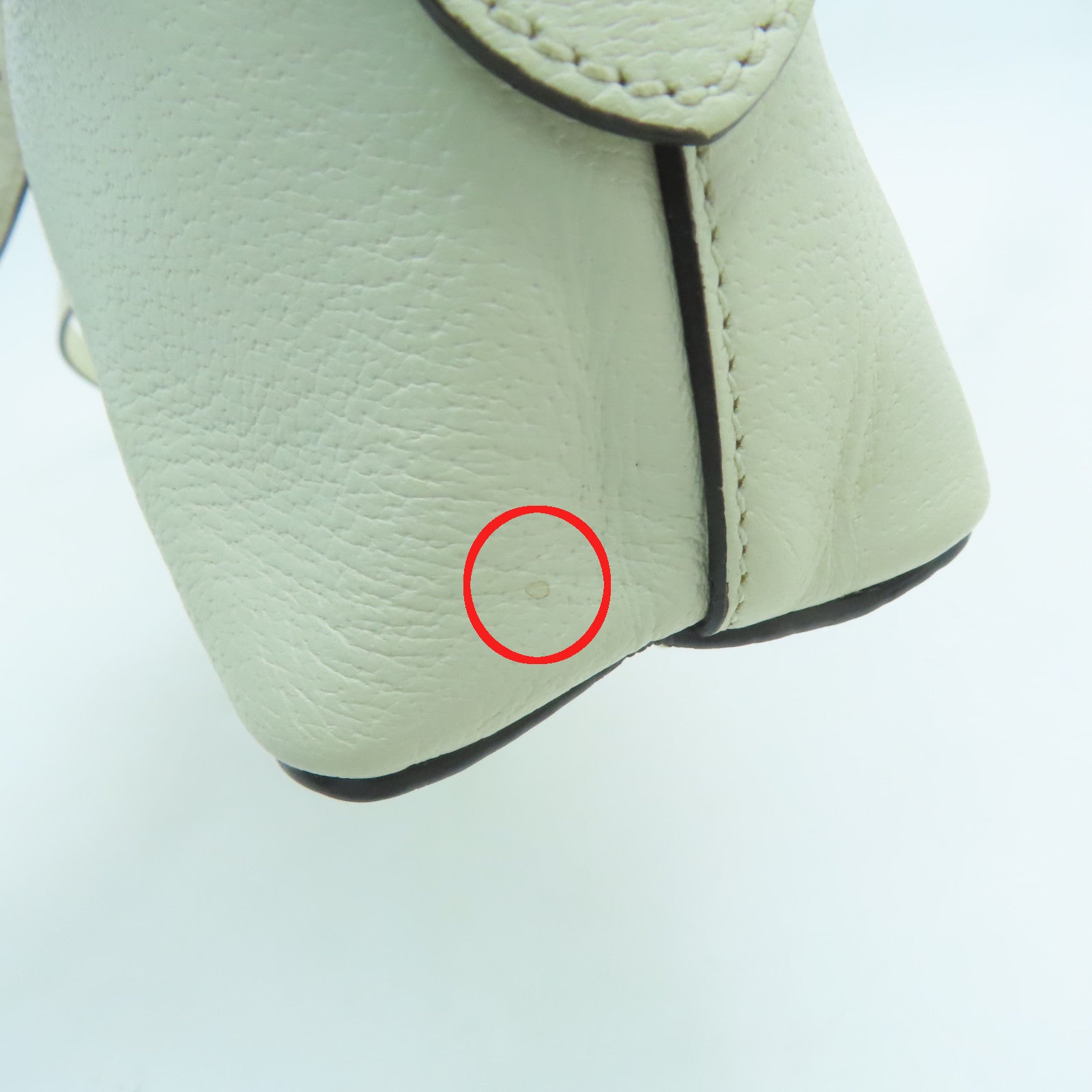 GUCCI 牛皮皮革Ophidia金扣肩背袋白色
