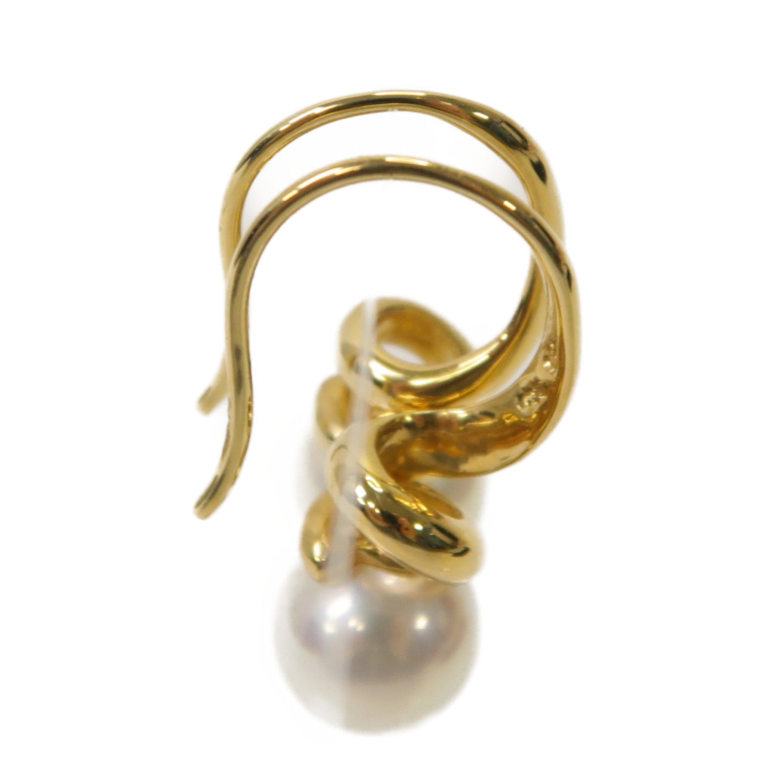 MIKIMOTO 18K黃金Pearl Earrings珍珠耳環