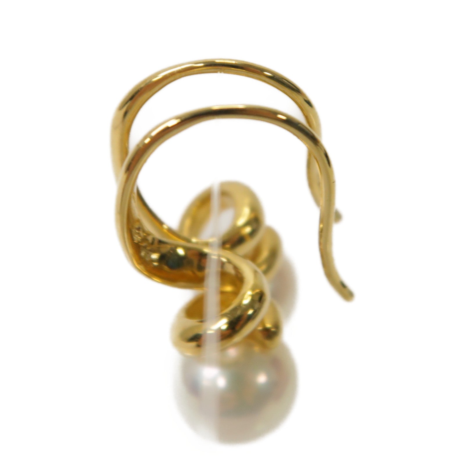 MIKIMOTO 18K黃金Pearl Earrings珍珠耳環