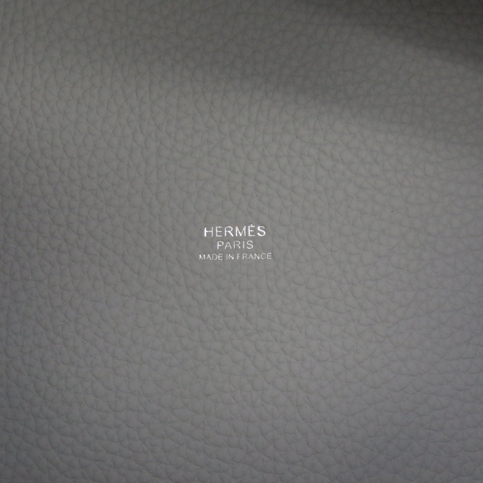 HERMES Togo皮革Picotin MM Tote Bag手挽袋T0浅蓝色