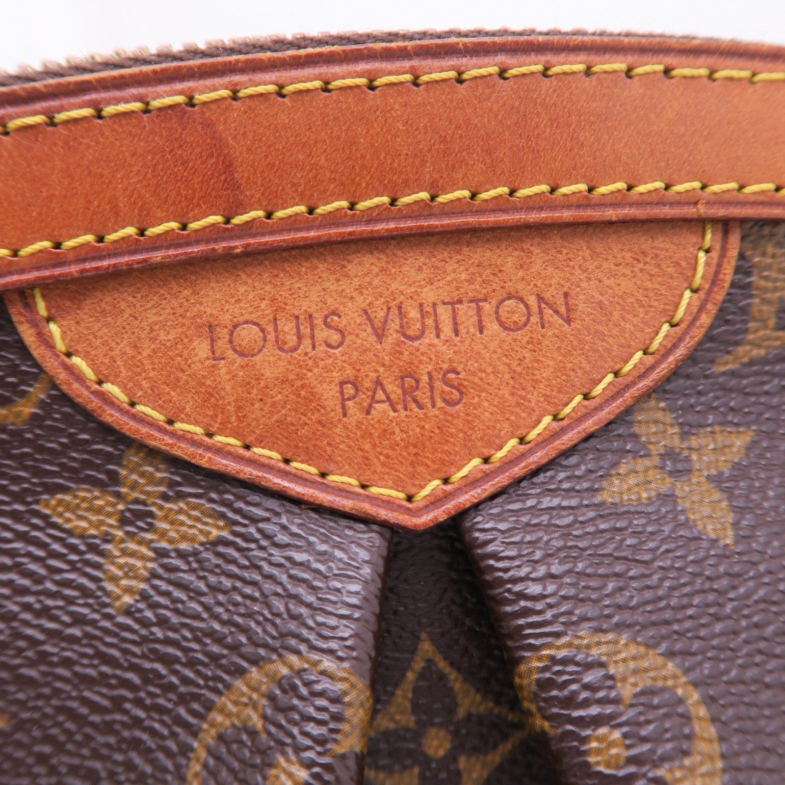 LOUIS VUITTON Monogram Tivoli PM金扣手挽袋啡色
