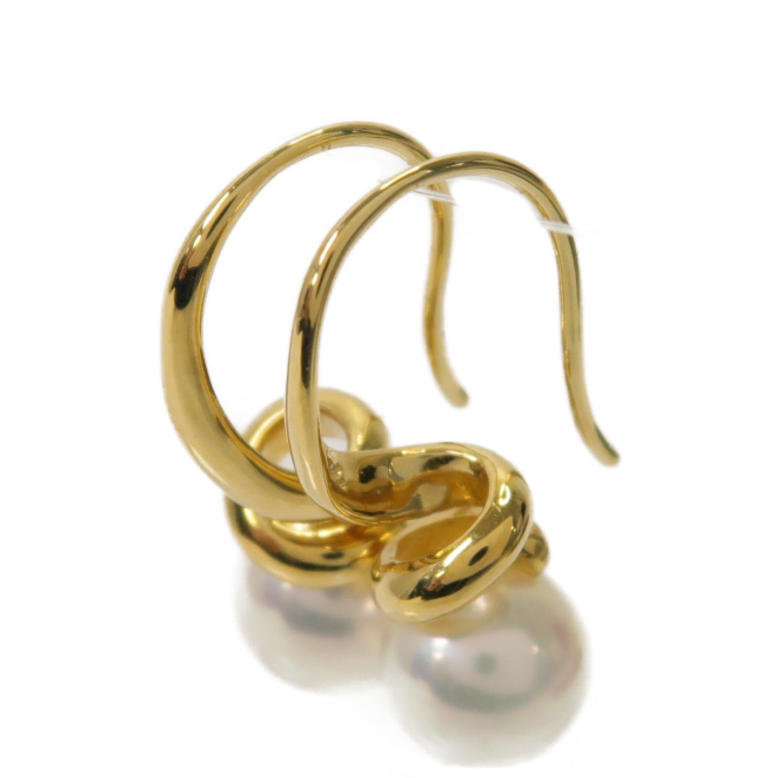 MIKIMOTO 18K黃金Pearl Earrings珍珠耳環