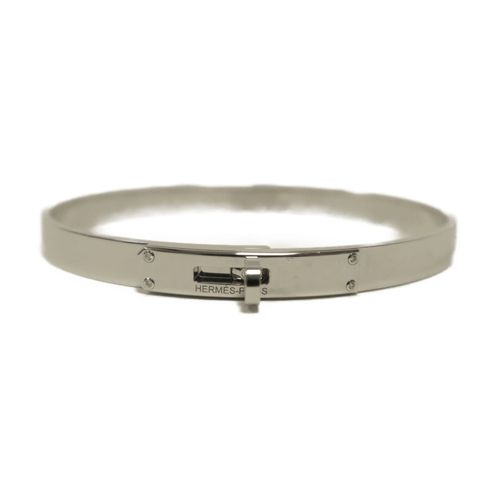 HERMES 18K白金Kelly Bracelet手鐲