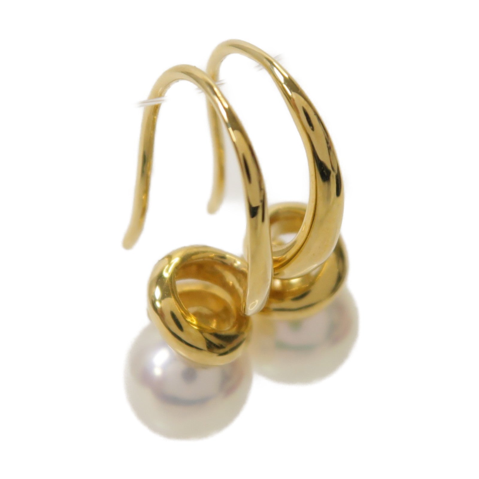 MIKIMOTO 18K黃金Pearl Earrings珍珠耳環