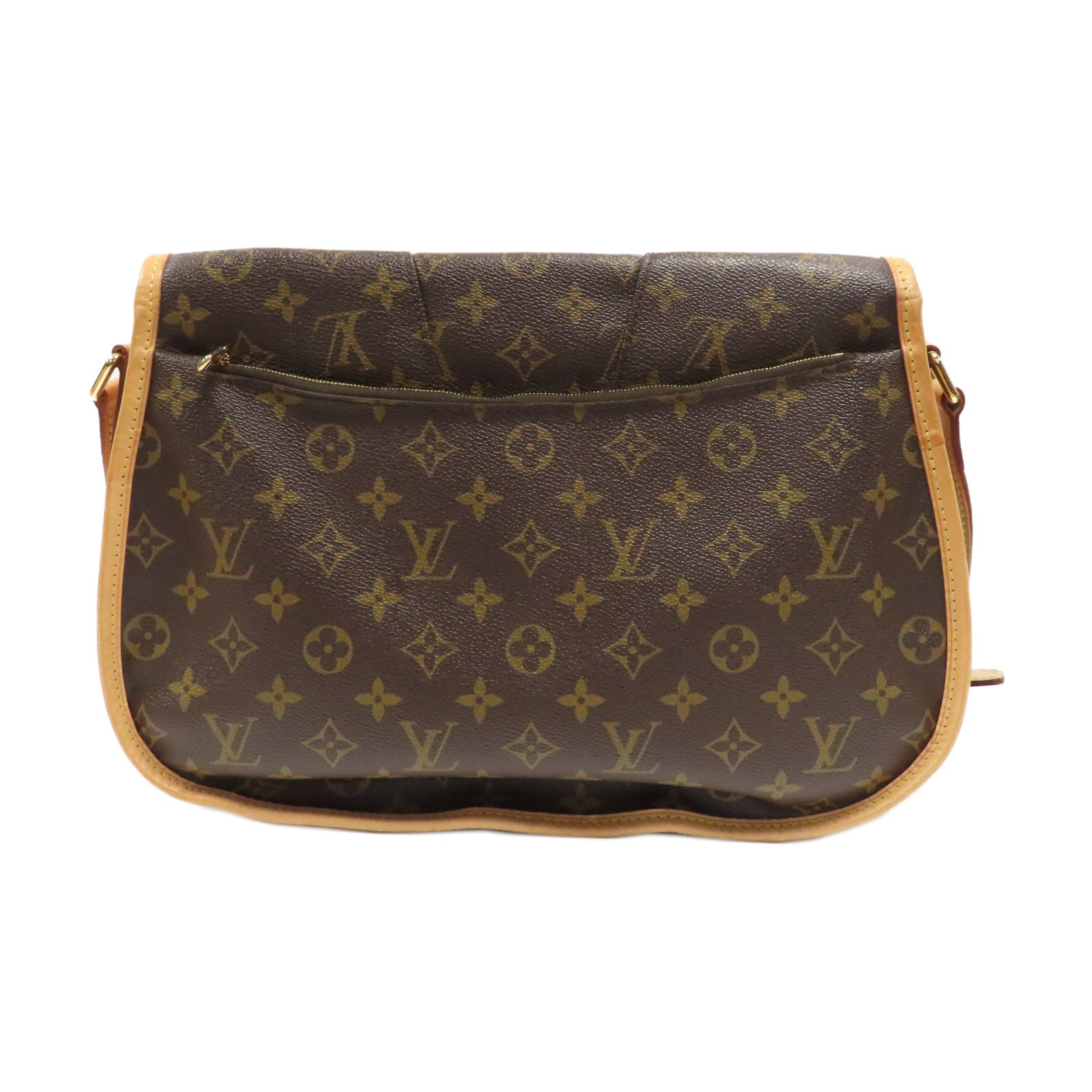 LOUIS VUITTON Monogram Menilmontant MM金扣肩背袋啡色