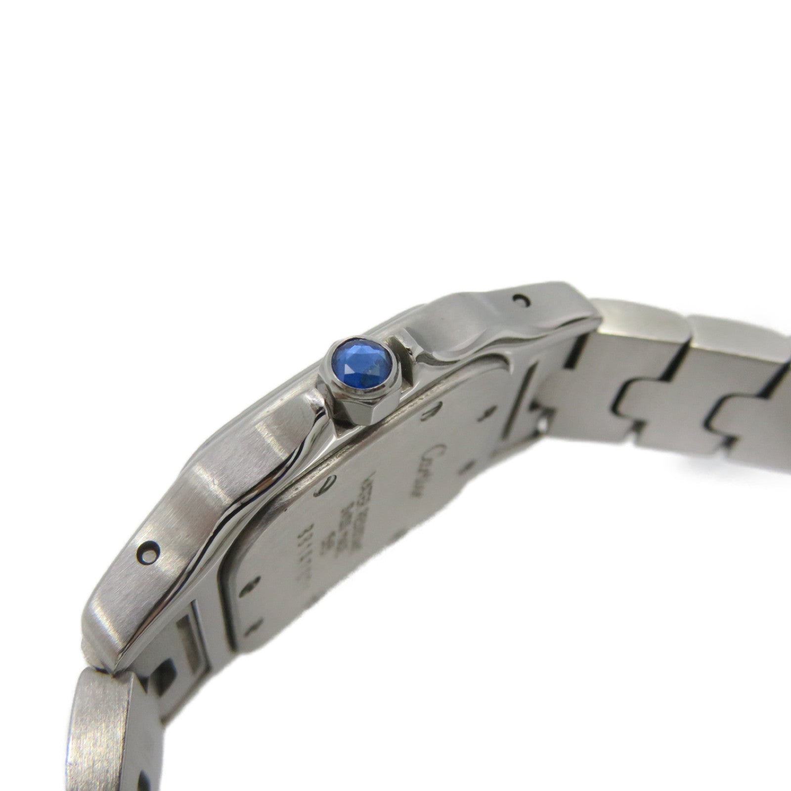 CARTIER Santos Galbee Watch不锈钢石英机芯手表米白色