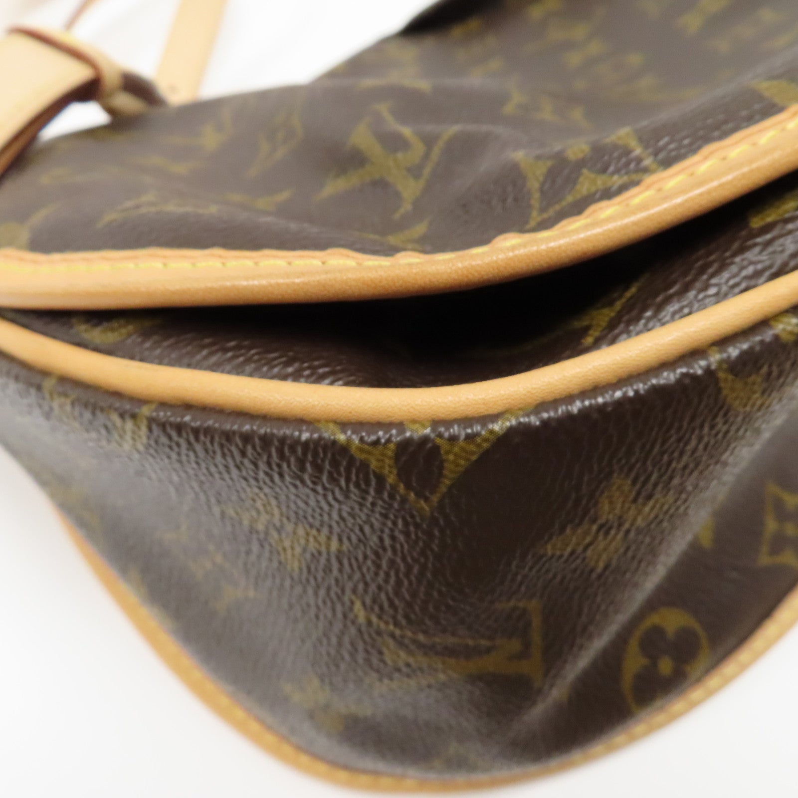 LOUIS VUITTON Monogram Menilmontant MM金扣肩背袋啡色