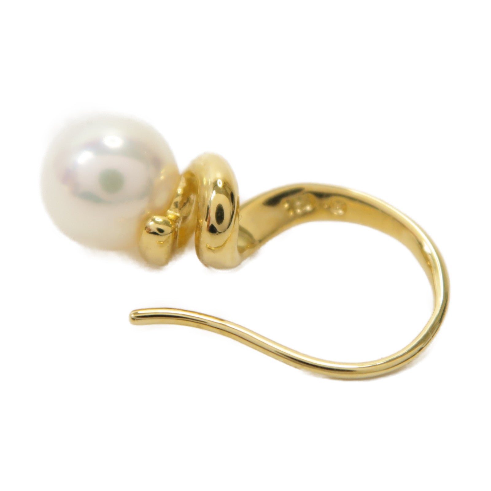 MIKIMOTO 18K黃金Pearl Earrings珍珠耳環