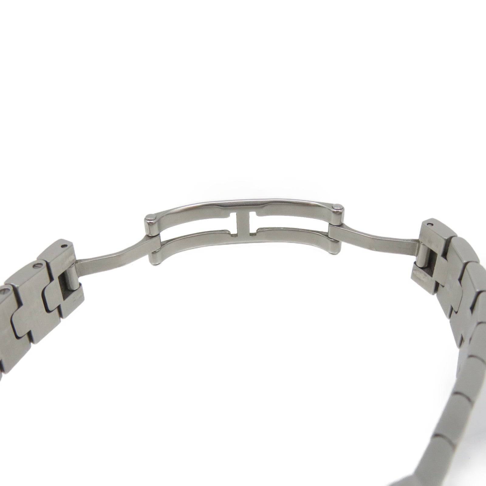 CARTIER Santos Galbee Watch不锈钢石英机芯手表米白色